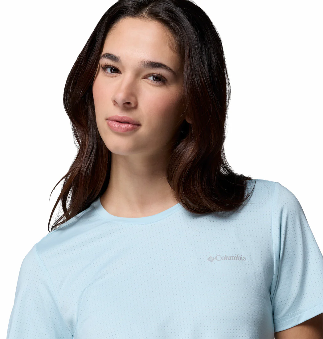 Columbia Women Blue Omni-Freeze Wild Springs Tshirt - Image 7