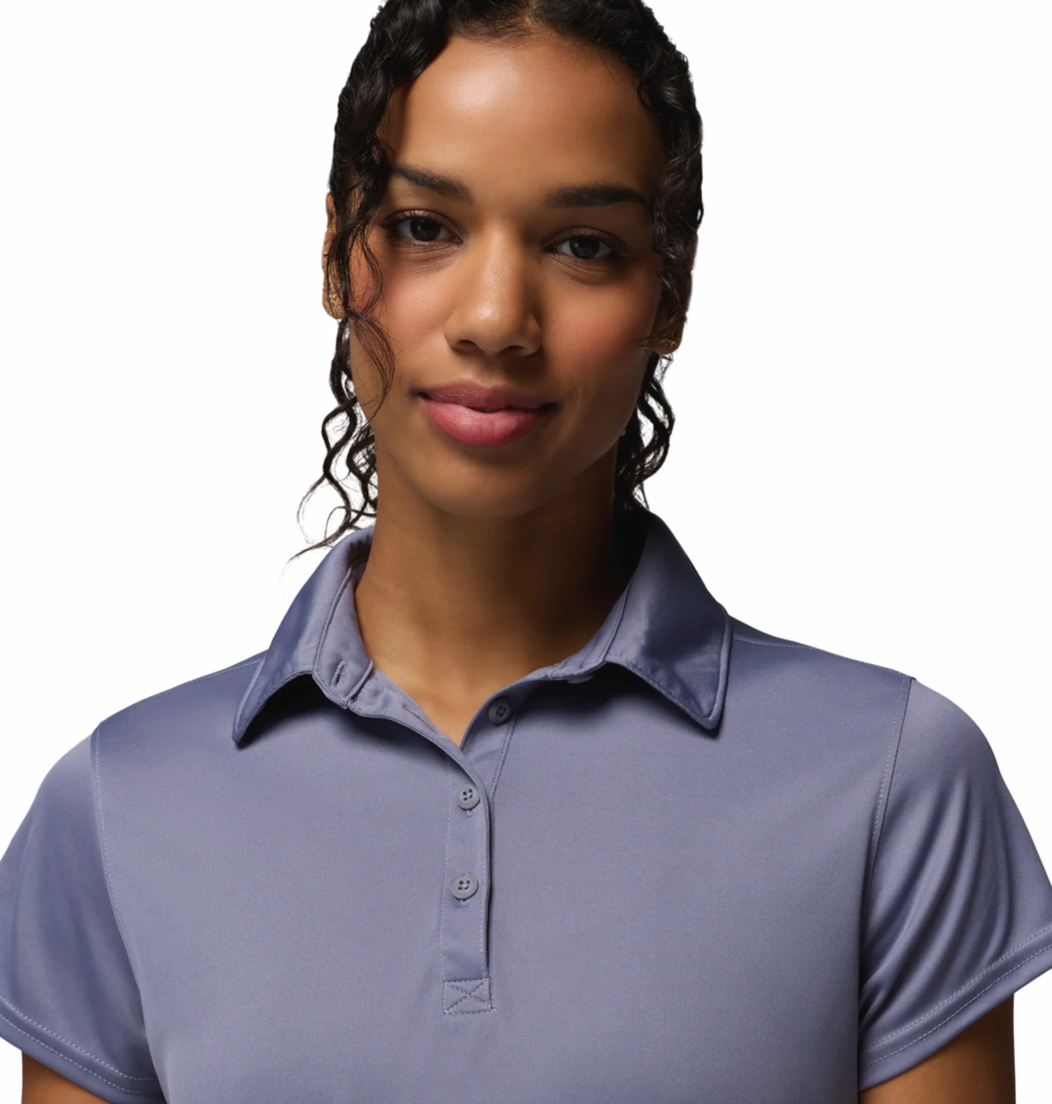 Columbia Women Blue Omni-Shade Tidal Polo Tshirt - Image 6