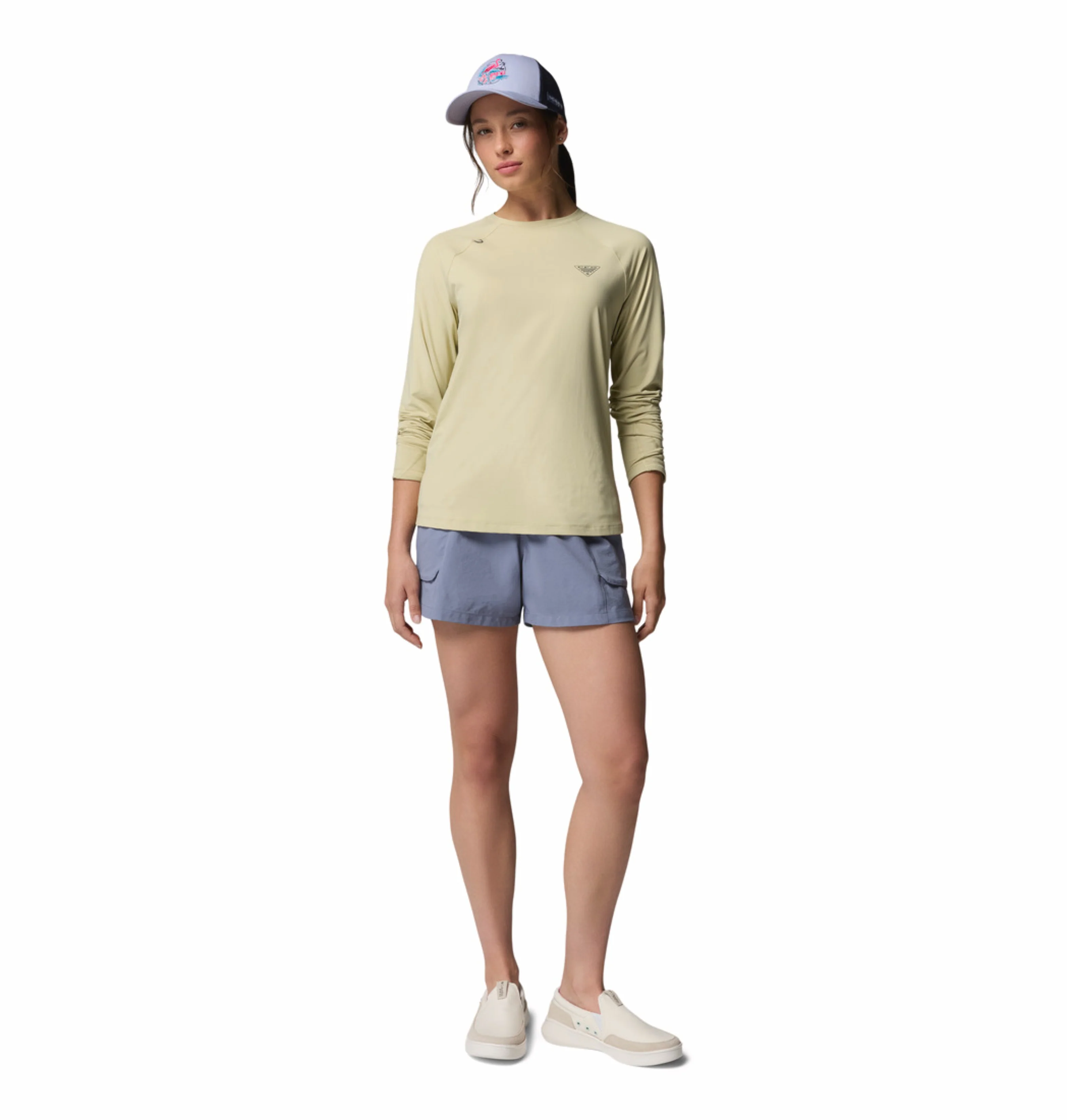 Columbia Women Blue Omni-Shade Wild Cast Short - Image 6