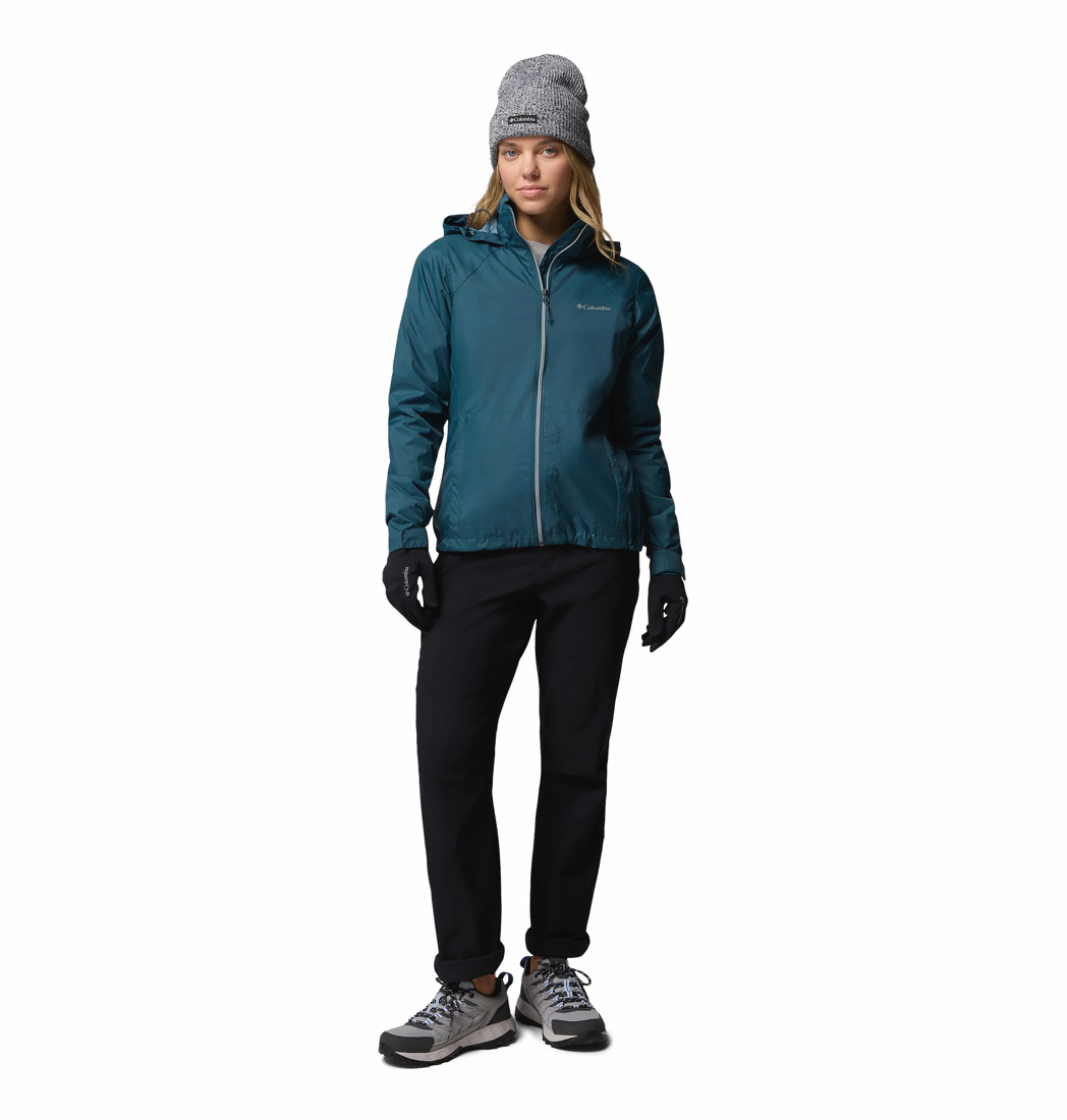 Columbia Women Blue Omni-Shield Switchback IV Rain Jacket - Image 7