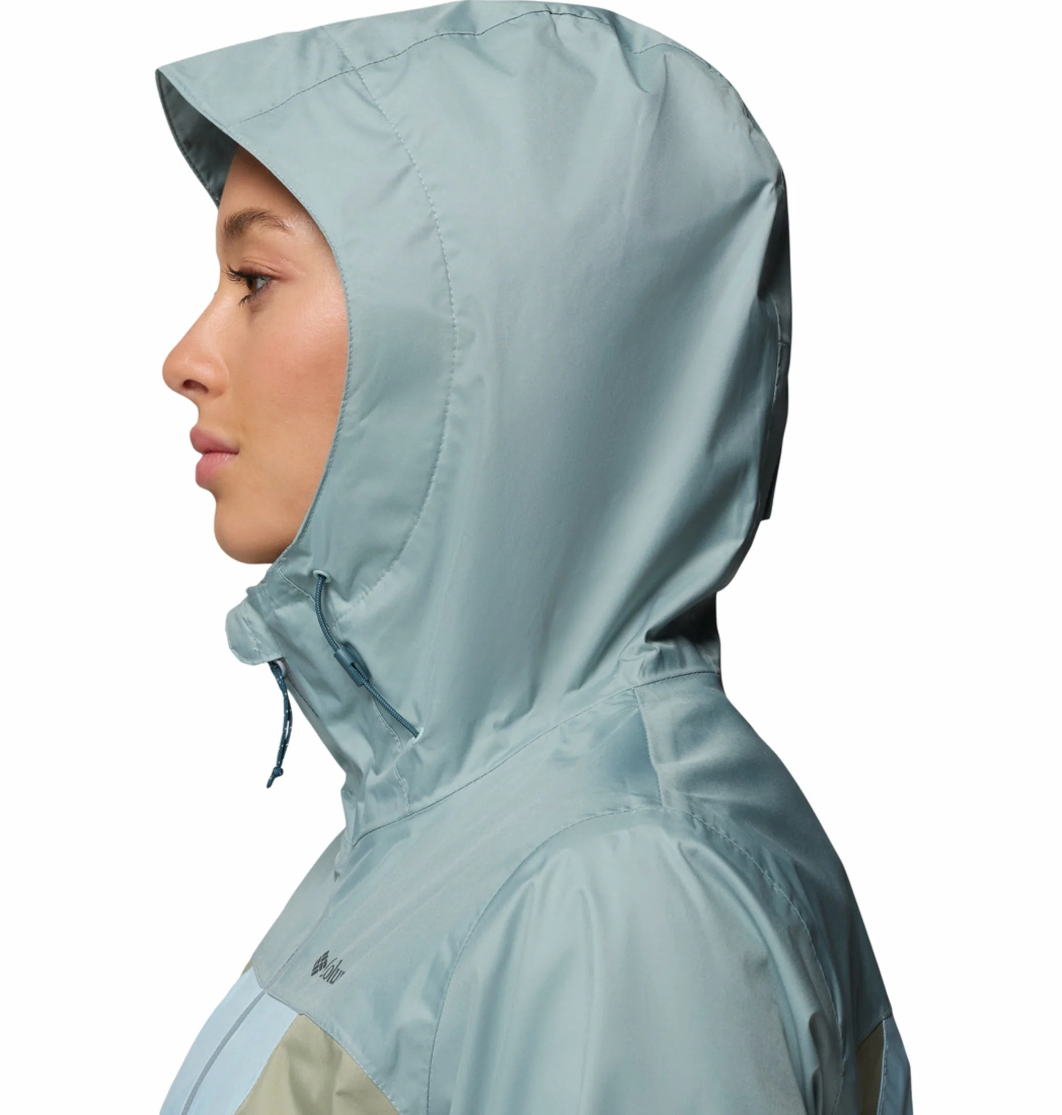 Columbia Women Blue Omni-Tech Inner Limits IV Rain Jacket - Image 3