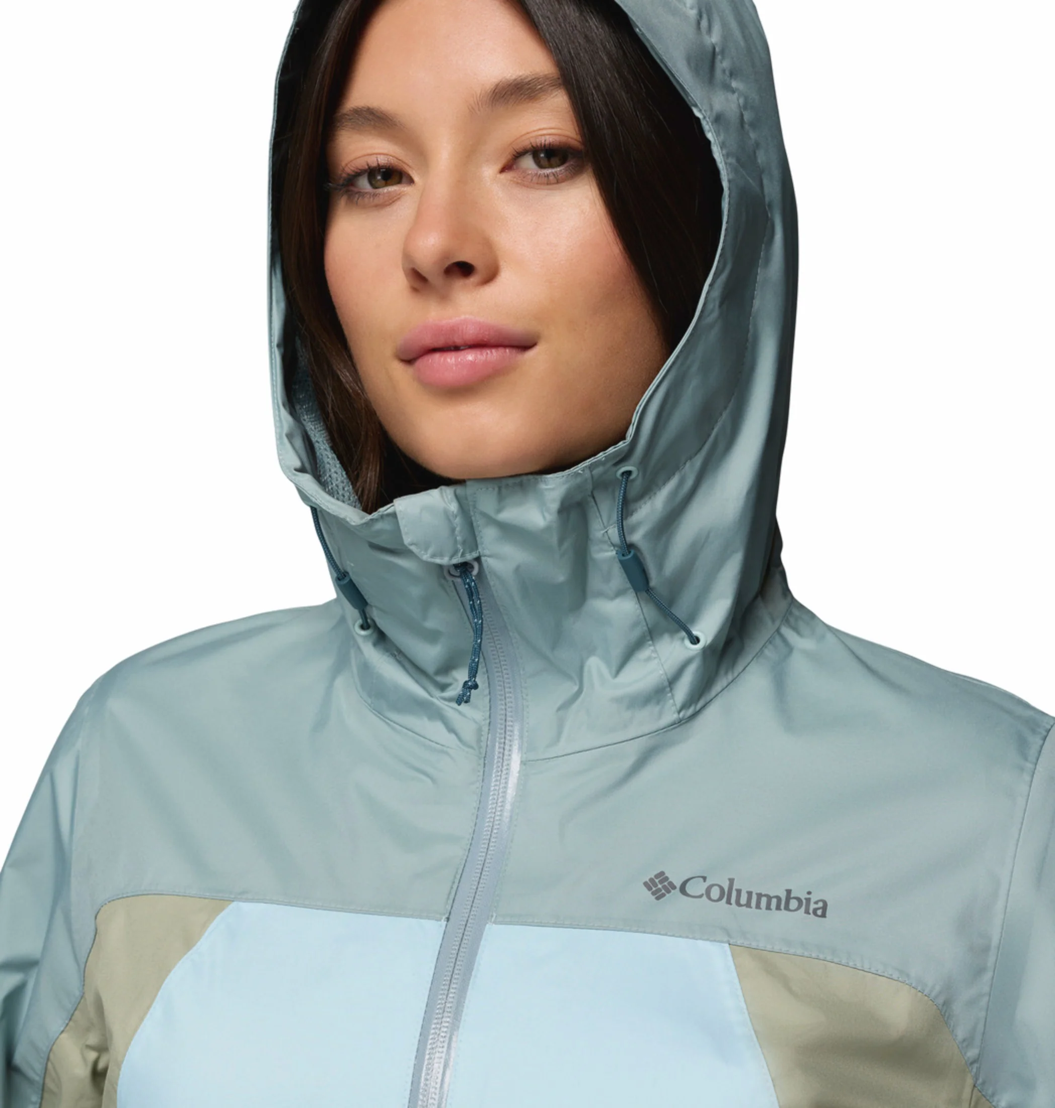 Columbia Women Blue Omni-Tech Inner Limits IV Rain Jacket - Image 5