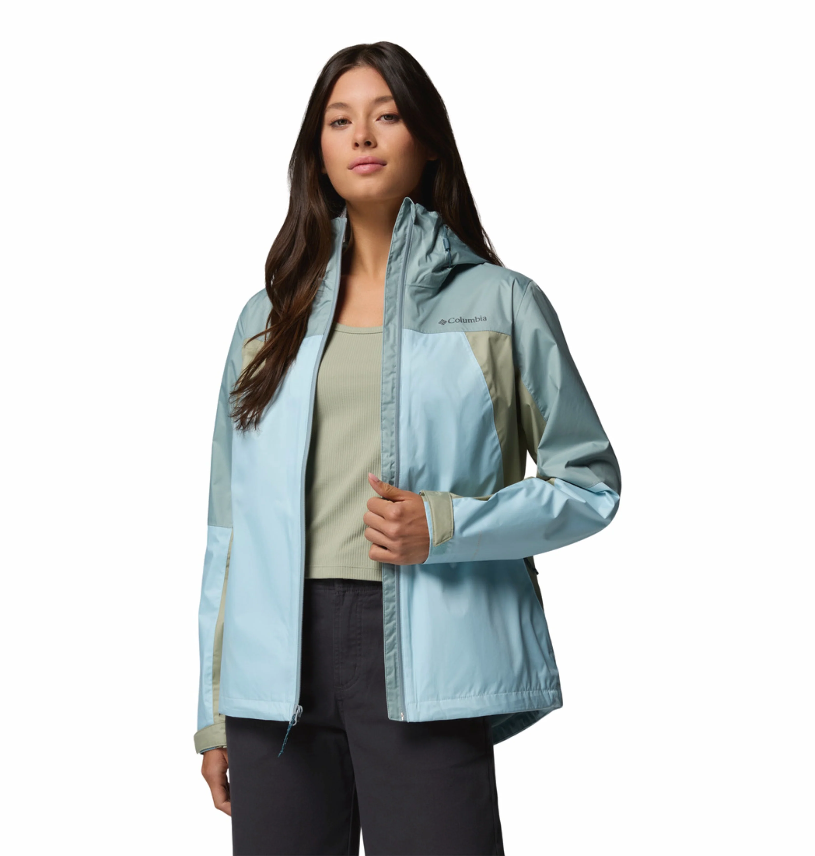 Columbia Women Blue Omni-Tech Inner Limits IV Rain Jacket - Image 6