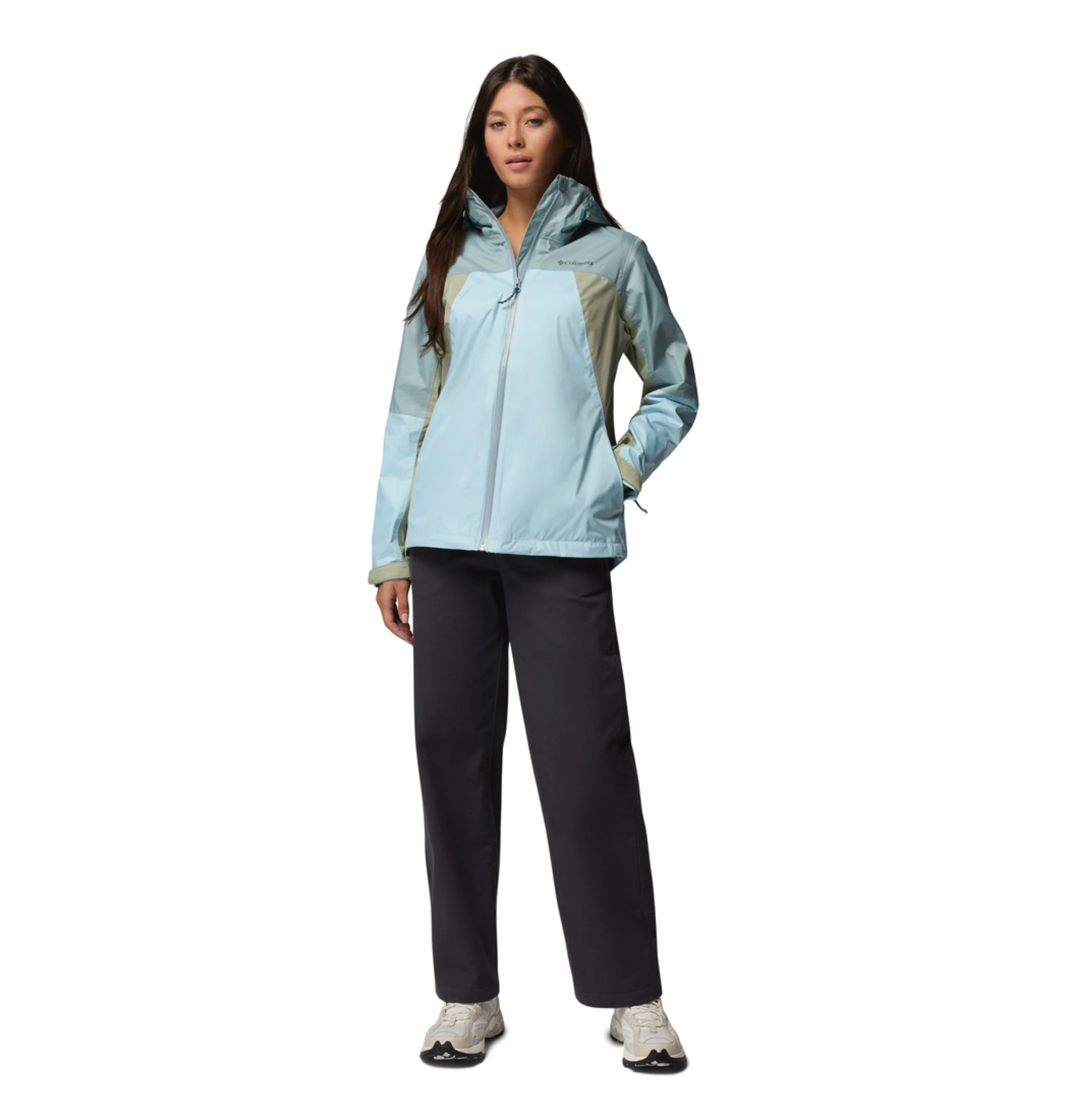 Columbia Women Blue Omni-Tech Inner Limits IV Rain Jacket - Image 8