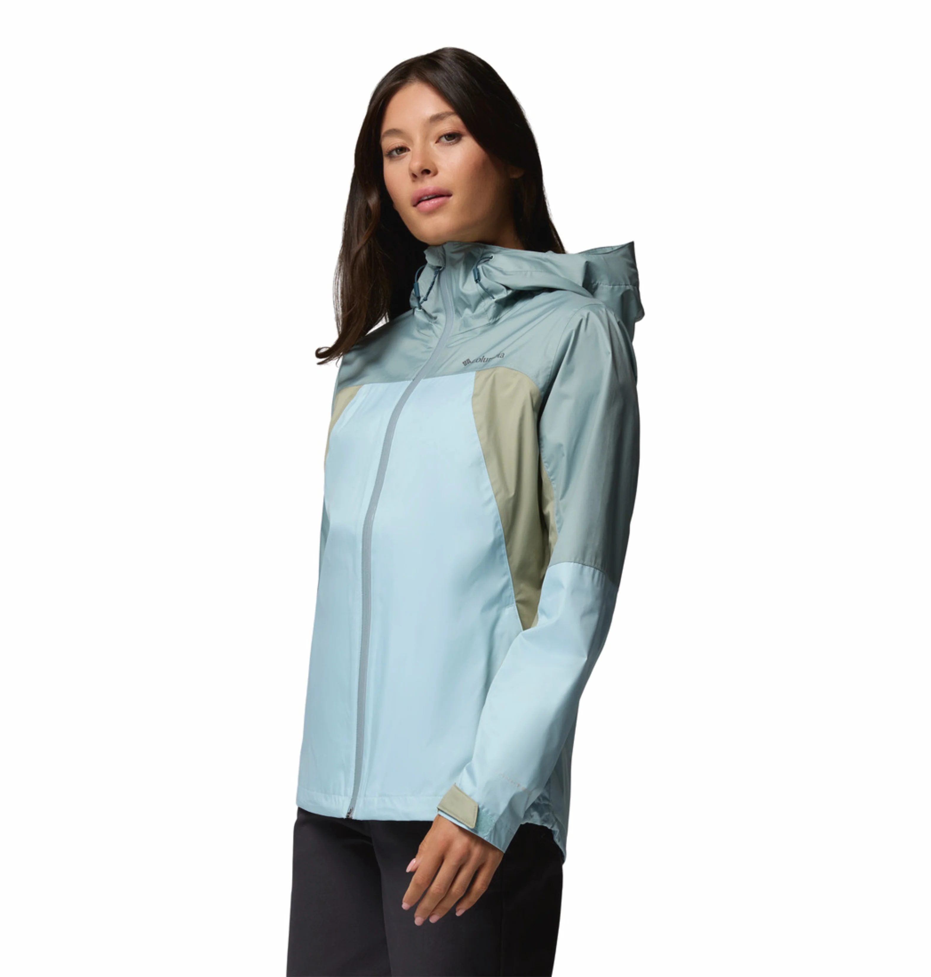 Columbia Women Blue Omni-Tech Inner Limits IV Rain Jacket - Image 9