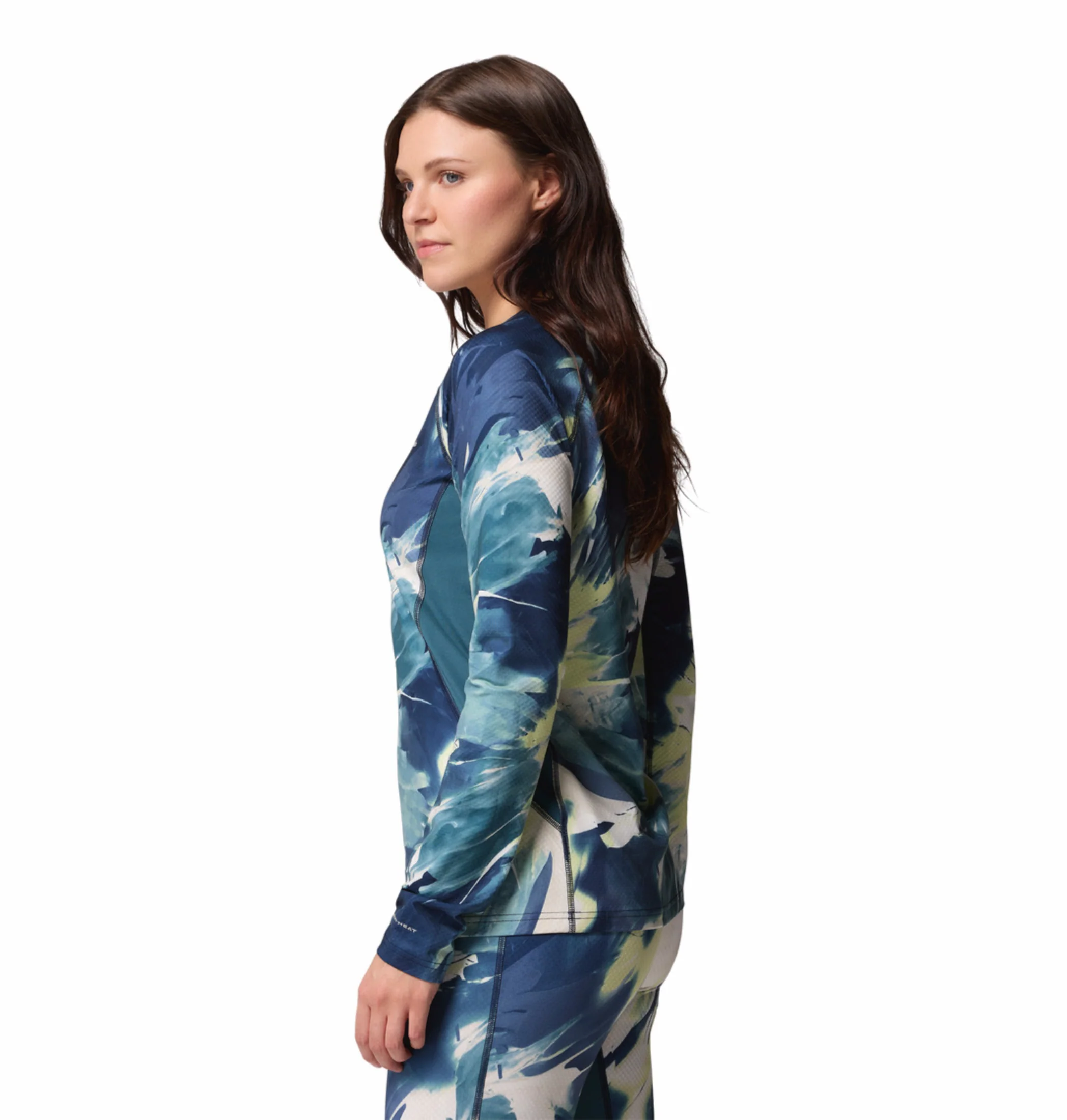 Columbia Women Blue OmniHeat Infinity Crew Thermal Top - Image 5