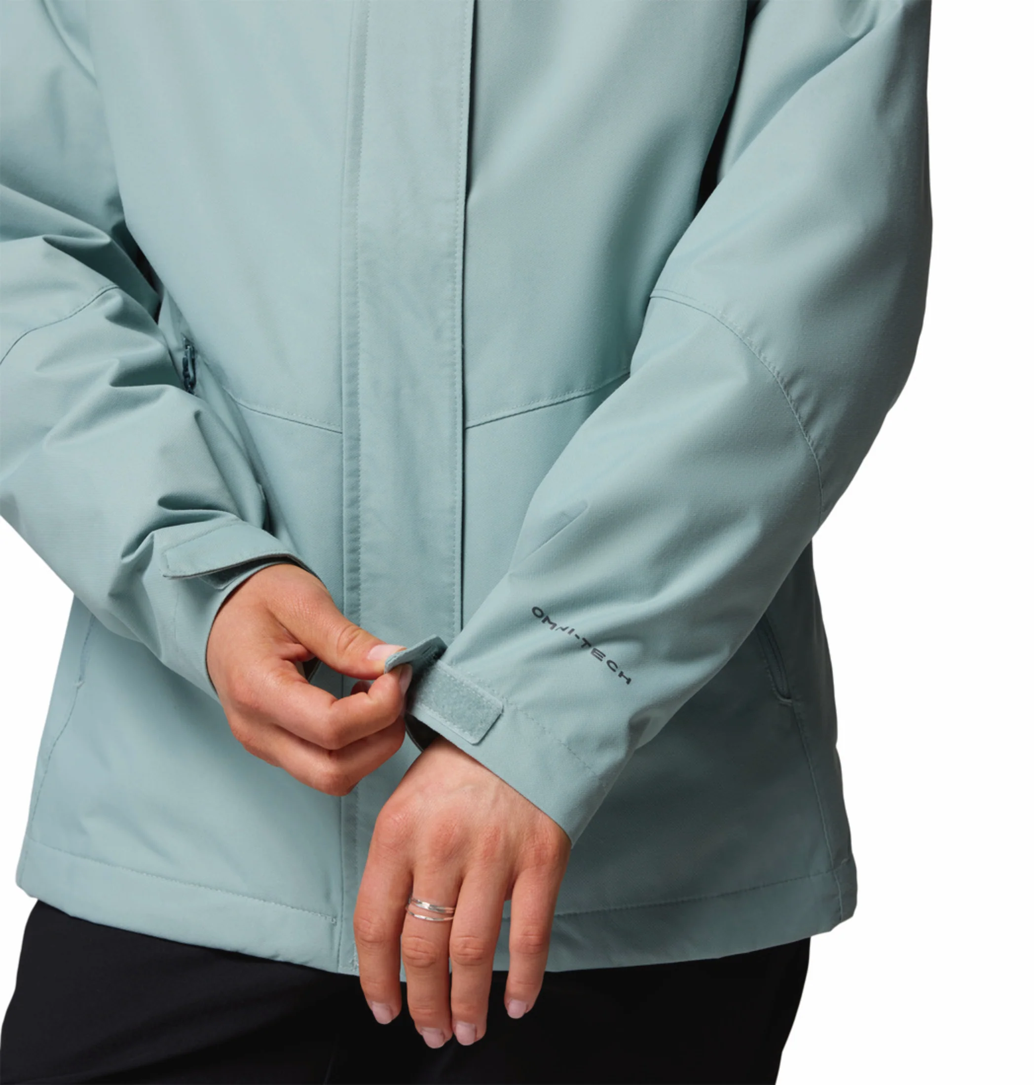 Columbia Women Blue OmniHeat Reflective Bugaboo III Fleece Interchangeable Jacket - Image 10