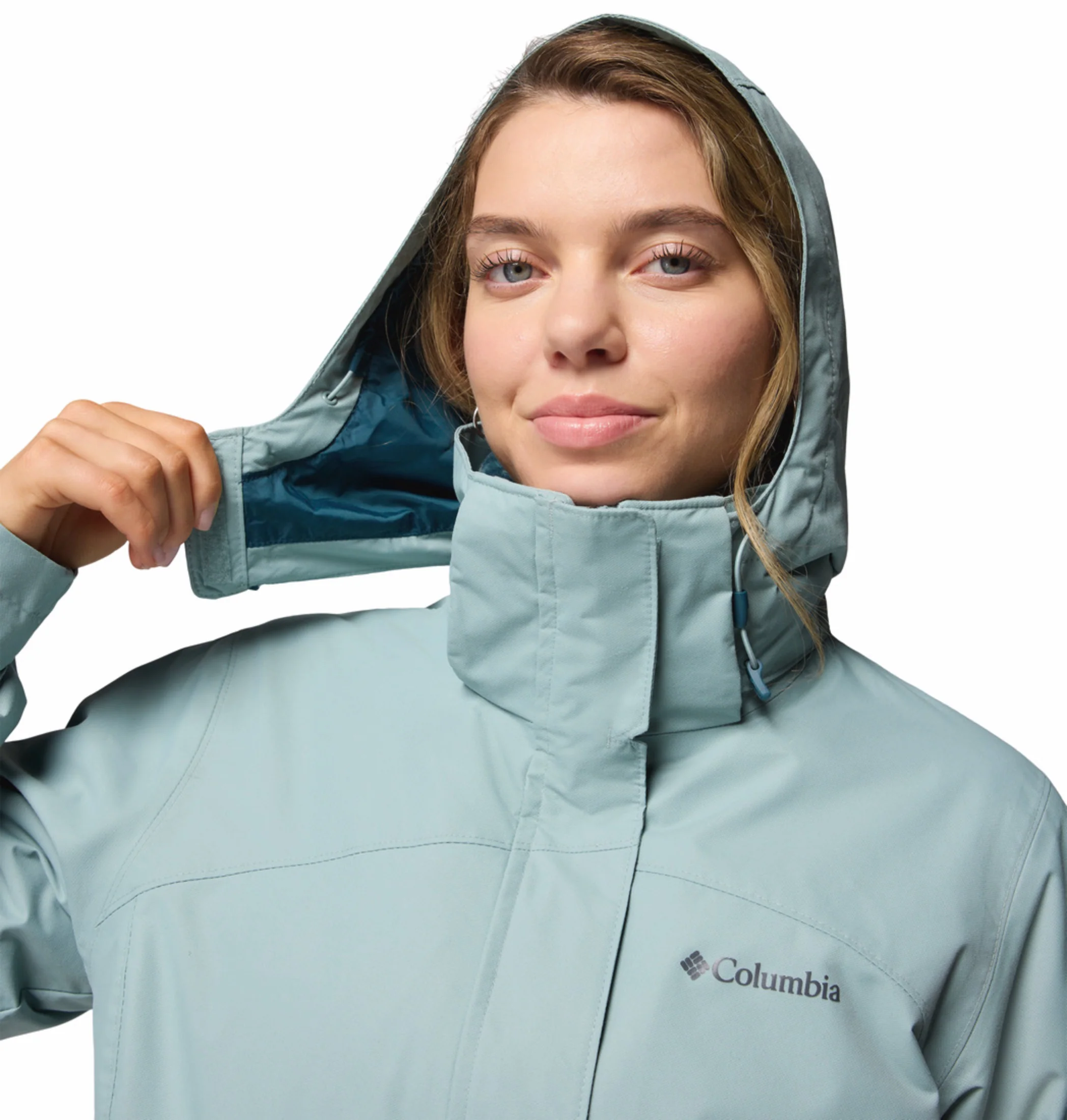 Columbia Women Blue OmniHeat Reflective Bugaboo III Fleece Interchangeable Jacket - Image 12