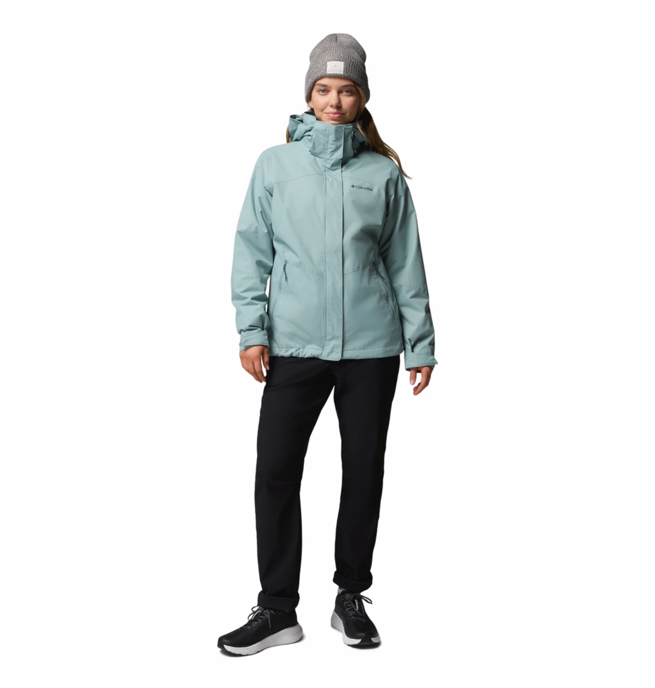 Columbia Women Blue OmniHeat Reflective Bugaboo III Fleece Interchangeable Jacket - Image 6