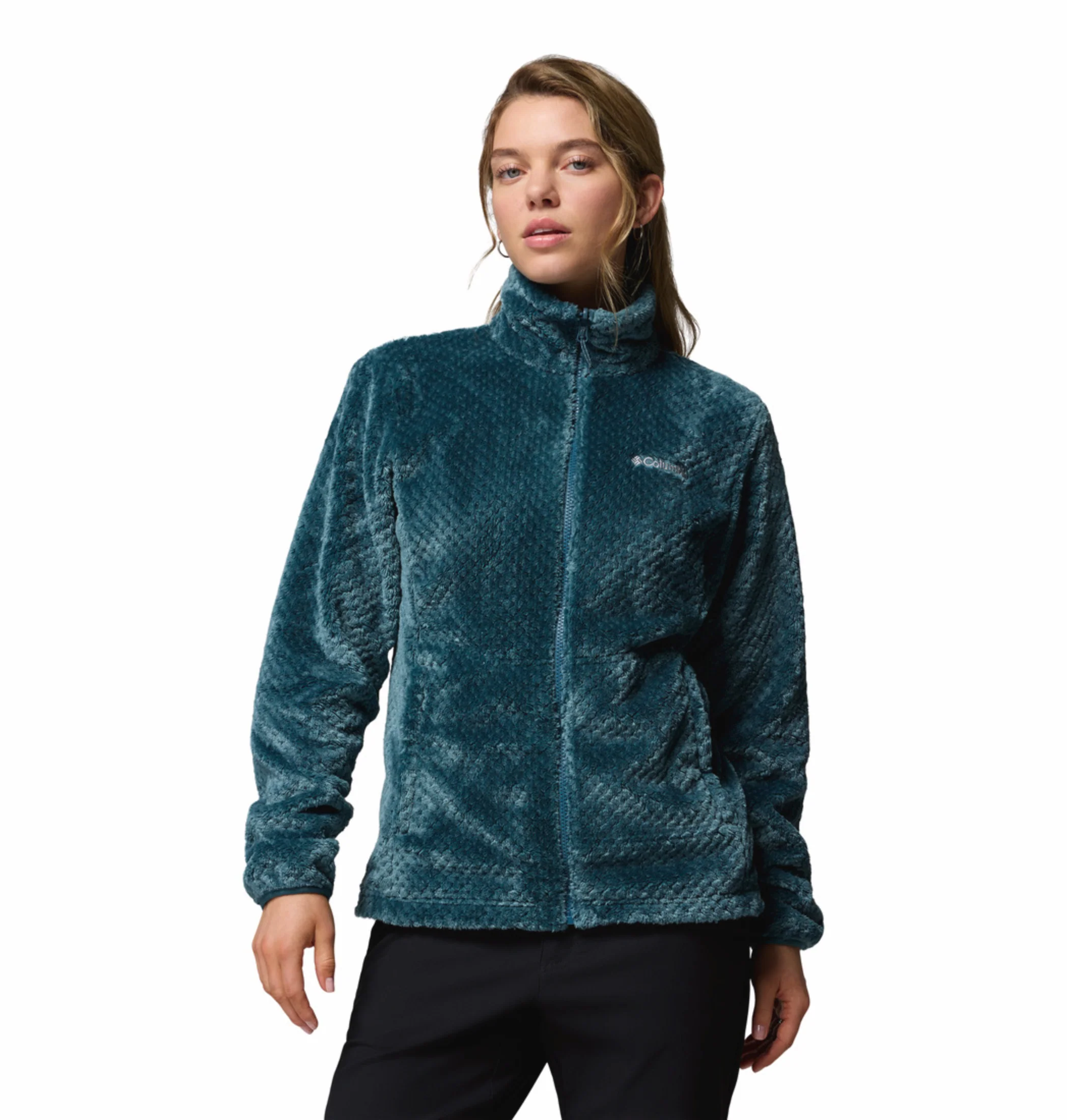 Columbia Women Blue OmniHeat Reflective Bugaboo III Fleece Interchangeable Jacket - Image 7