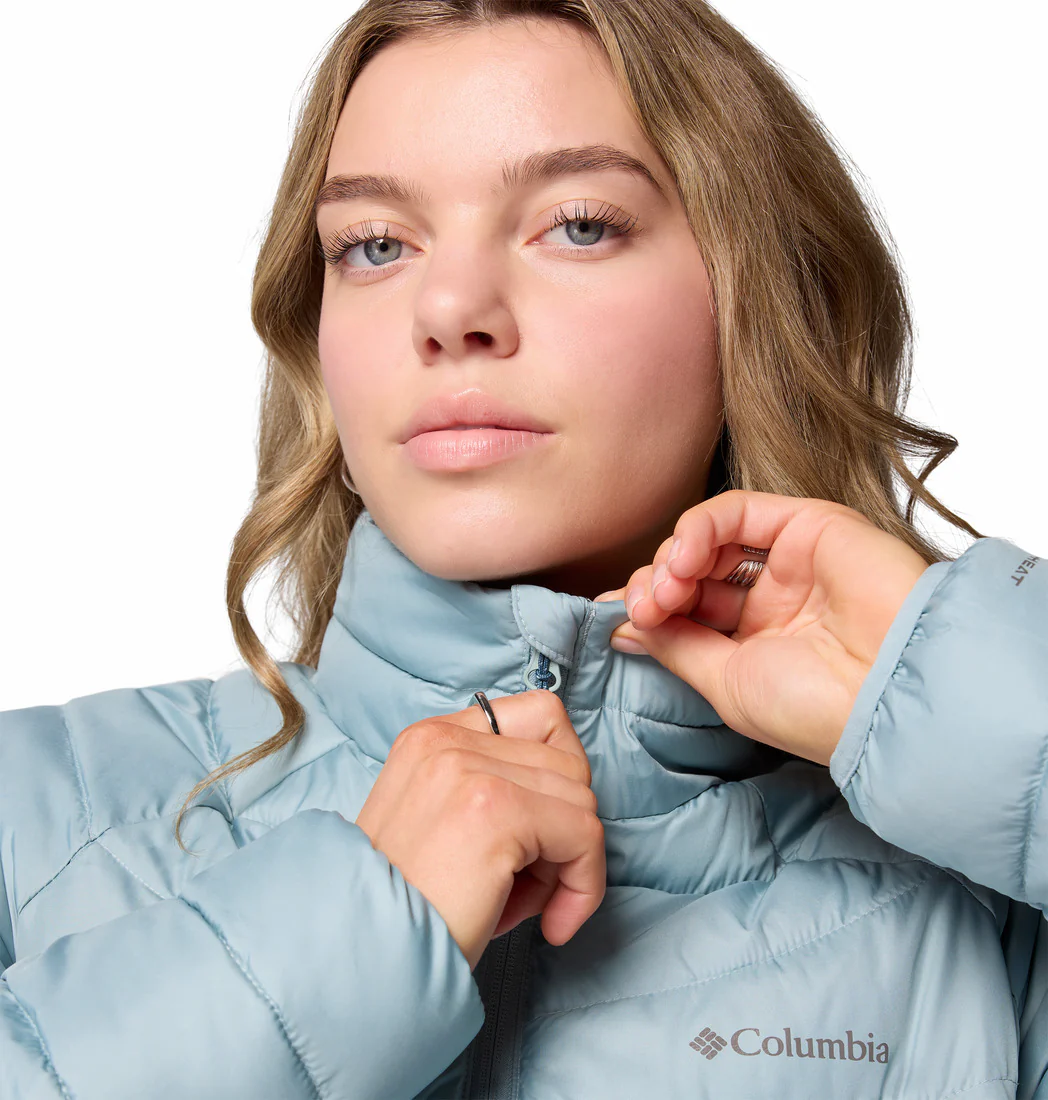 Columbia Women Blue OmniHeat Reflective Powder Lite II Down Jacket - Image 5