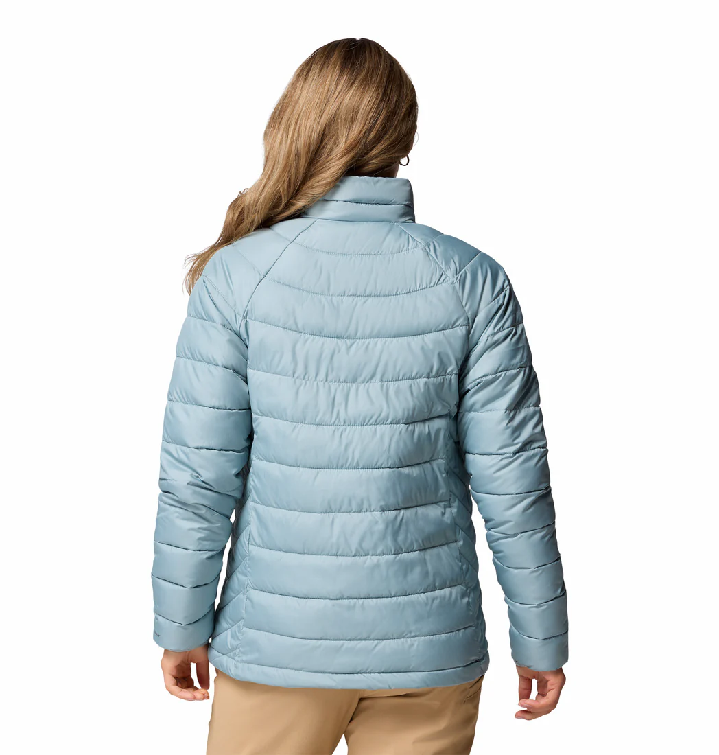 Columbia Women Blue OmniHeat Reflective Powder Lite II Down Jacket - Image 7