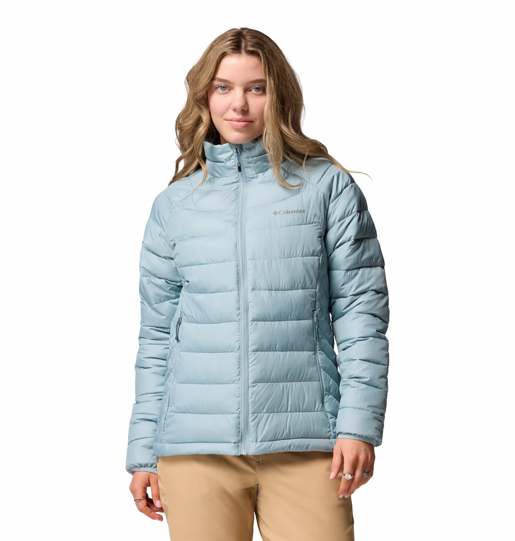 Columbia Women Blue OmniHeat Reflective Powder Lite II Down Jacket - Image 8