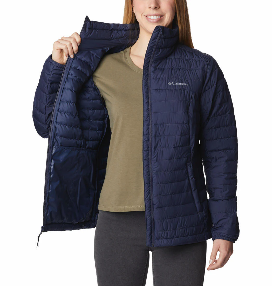 Columbia Women Navy Blue Silver Falls Full Zip Jacket - Image 4