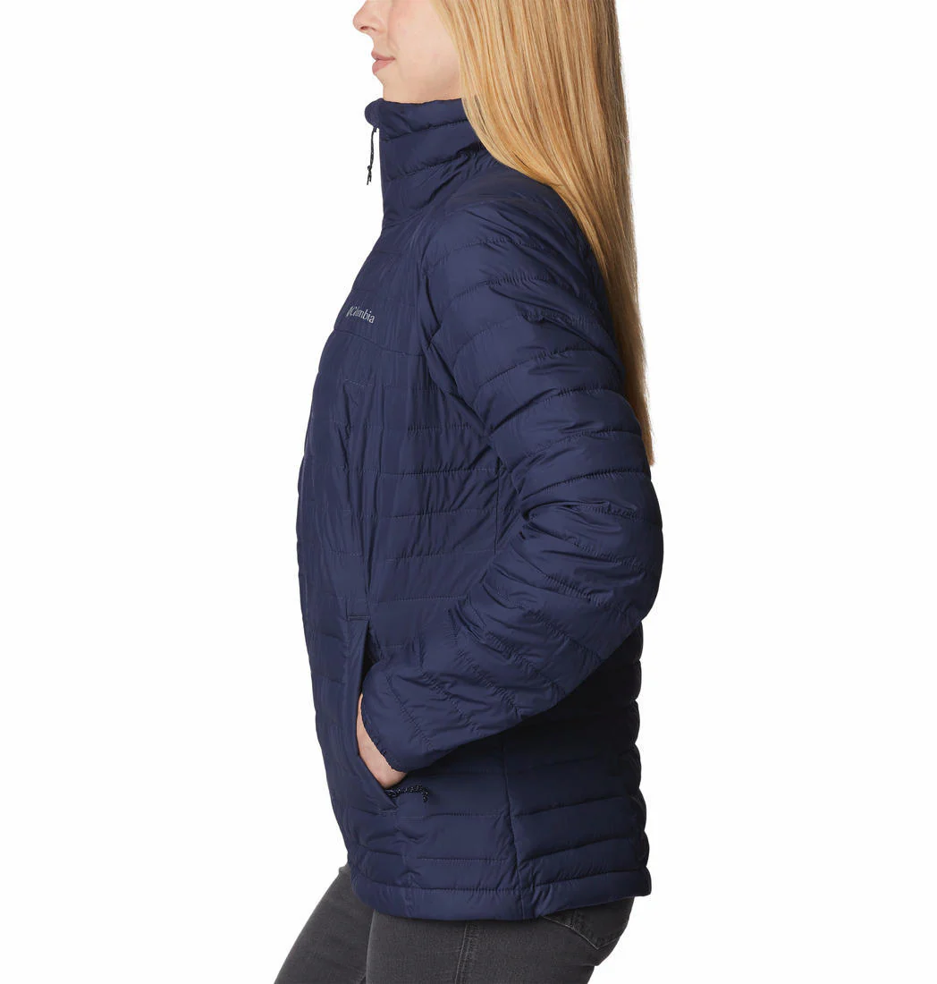 Columbia Women Navy Blue Silver Falls Full Zip Jacket - Image 5
