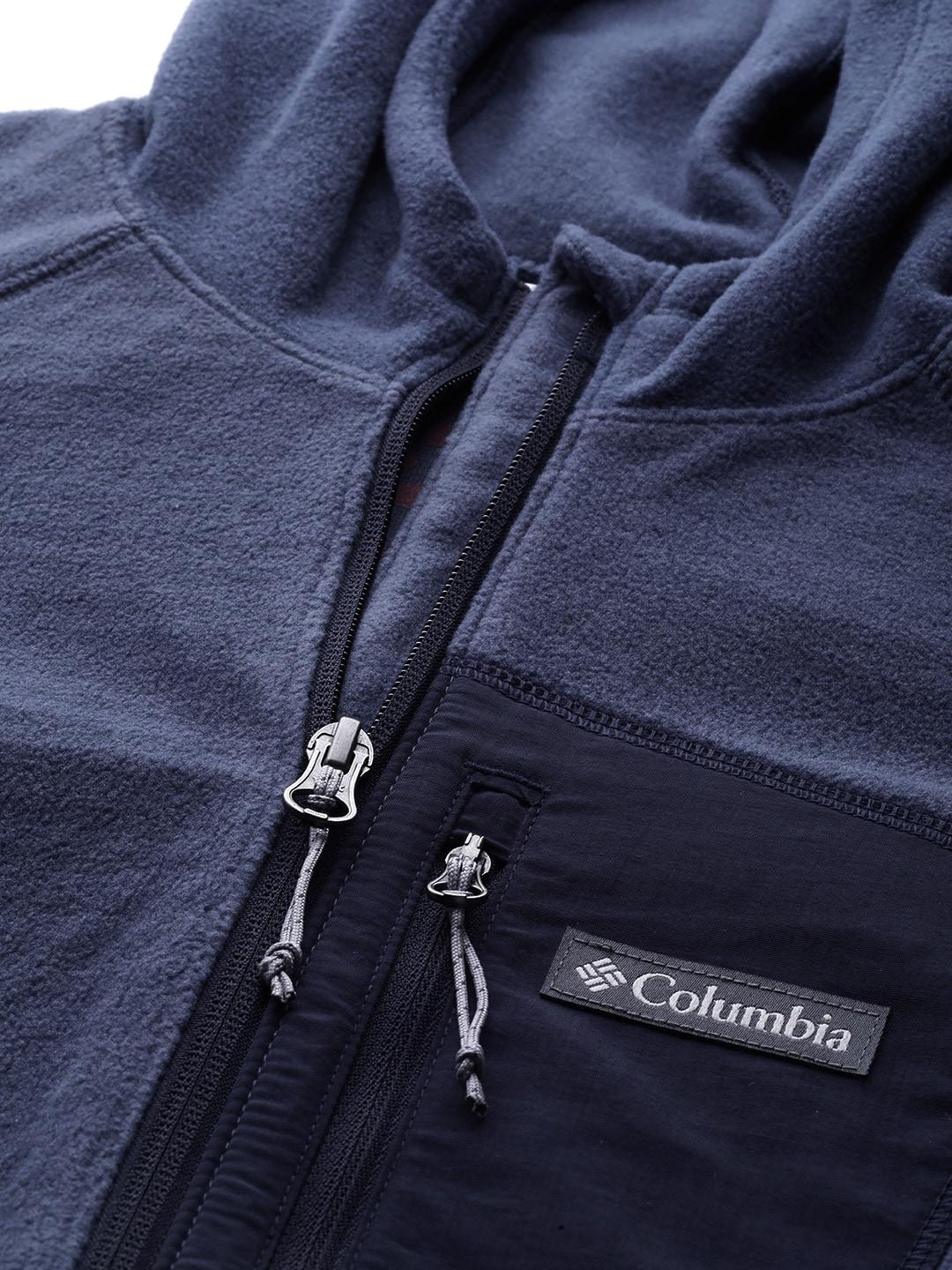 Columbia Women Navy Blue W Outdoor Tracks Hooded FZ - Image 7