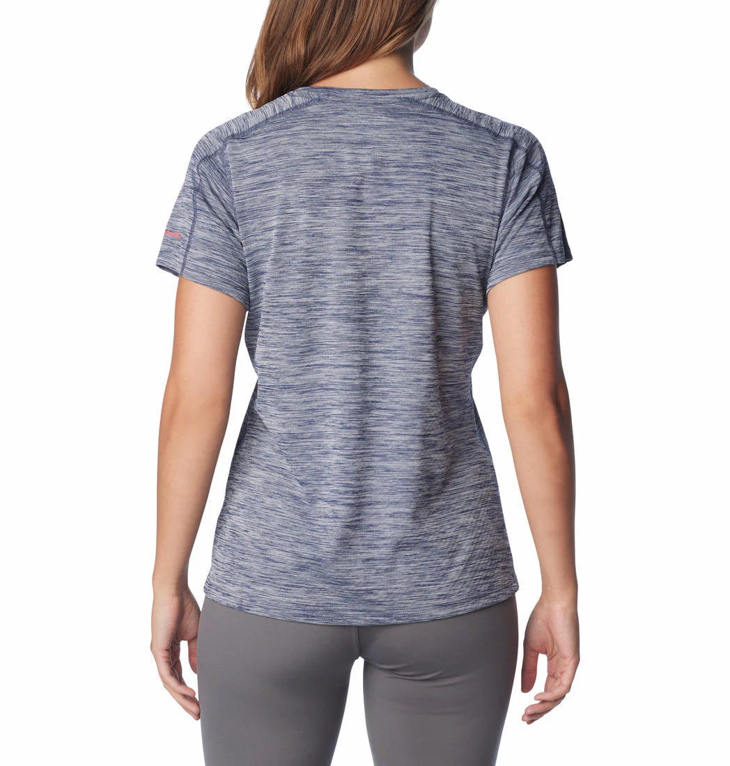 Columbia Women Navy Blue W Zero Rules Graphic Crew (Sun Protection) - Image 2