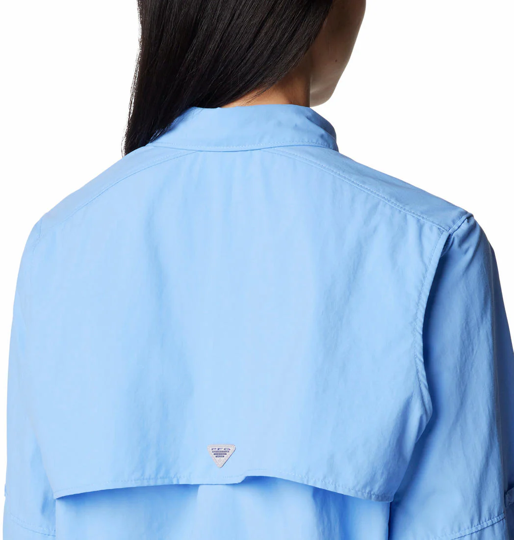 Columbia Women Blue Womens Bahama LS (Sun Protection) - Image 3
