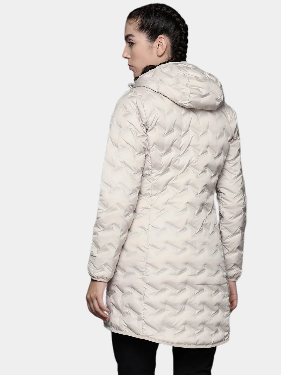 Columbia Women Brown Delta Ridge Long Down Jacket - Image 10