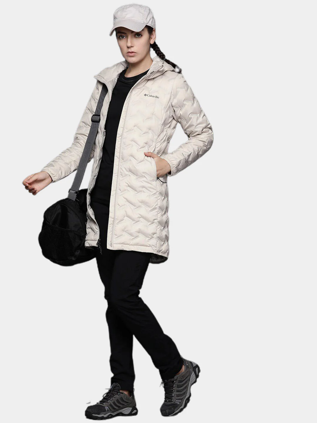 Columbia Women Brown Delta Ridge Long Down Jacket - Image 8