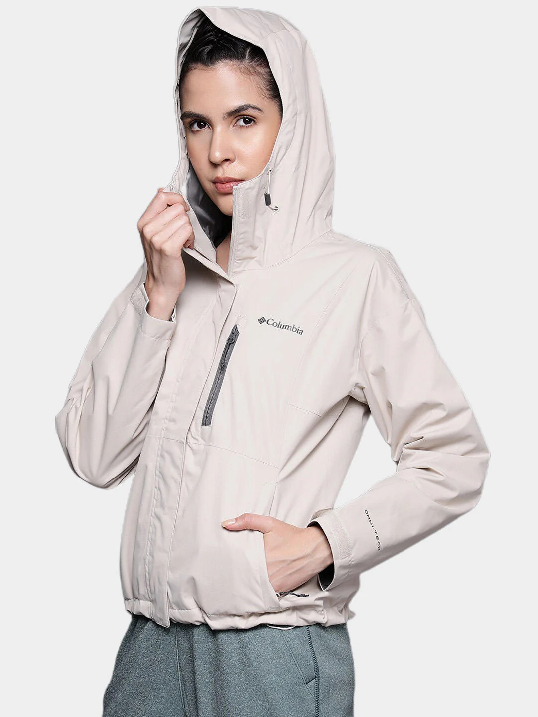 Columbia Women Brown Hikebound Jacket Waterproof - Image 10