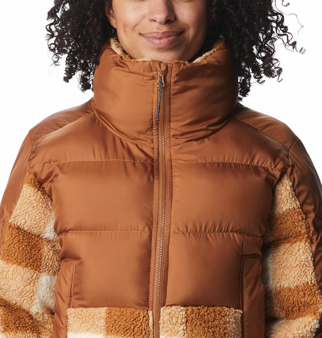 Columbia Women Brown Leadbetter Point Sherpa Hybrid - Image 2