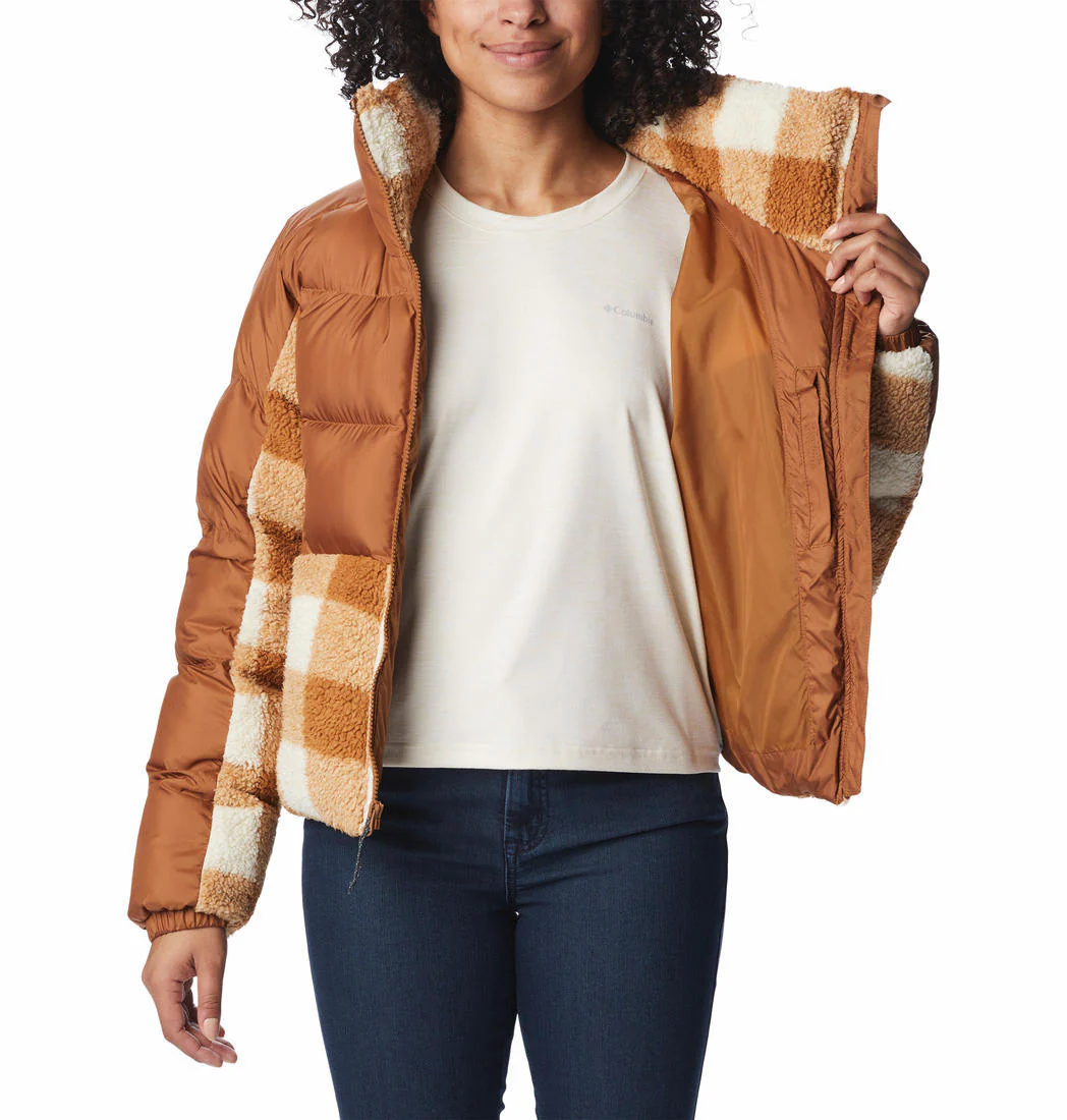 Columbia Women Brown Leadbetter Point Sherpa Hybrid - Image 3