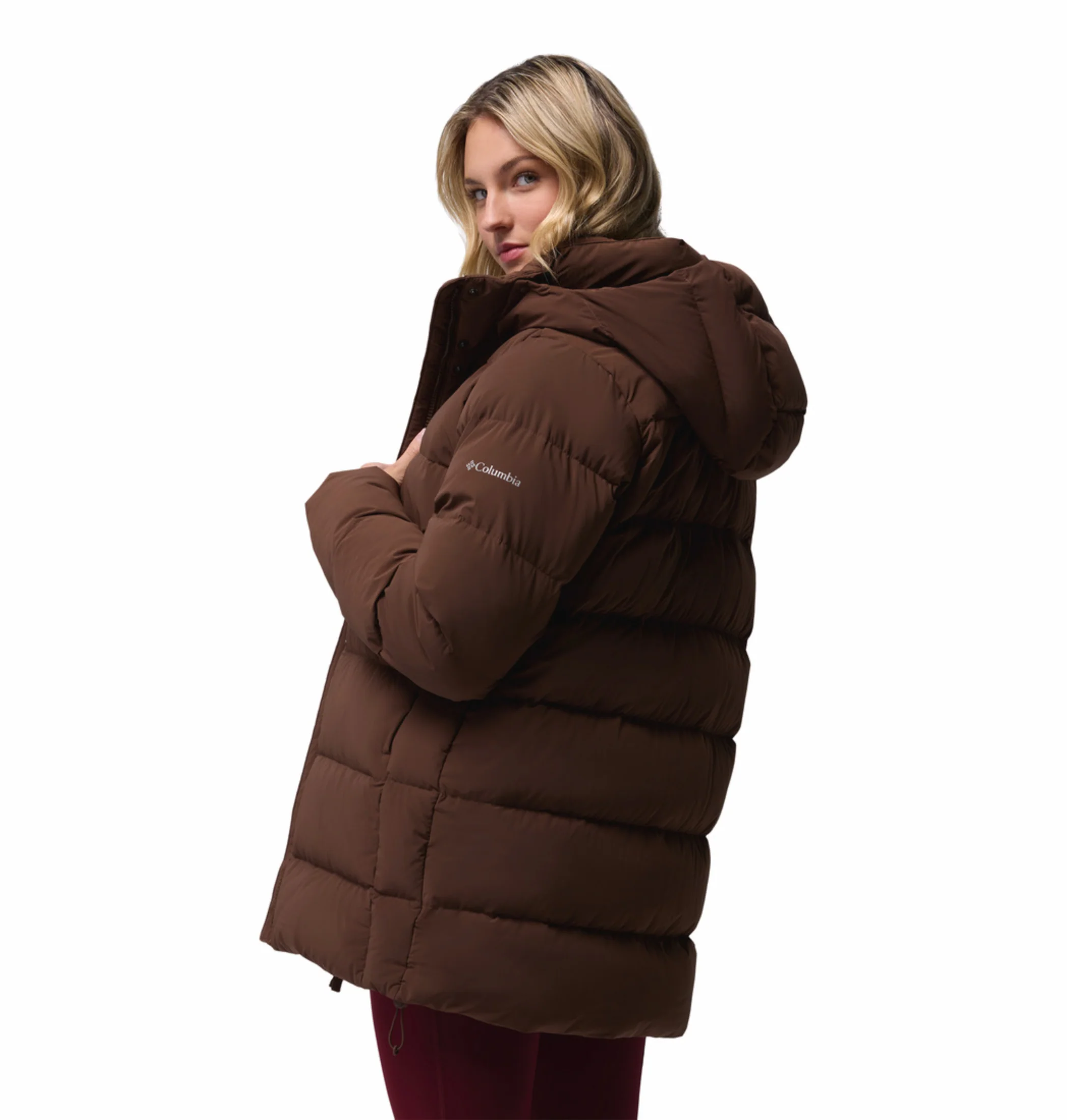 Columbia Women Brown OmniShield Amaze Puff Jacket - Image 3