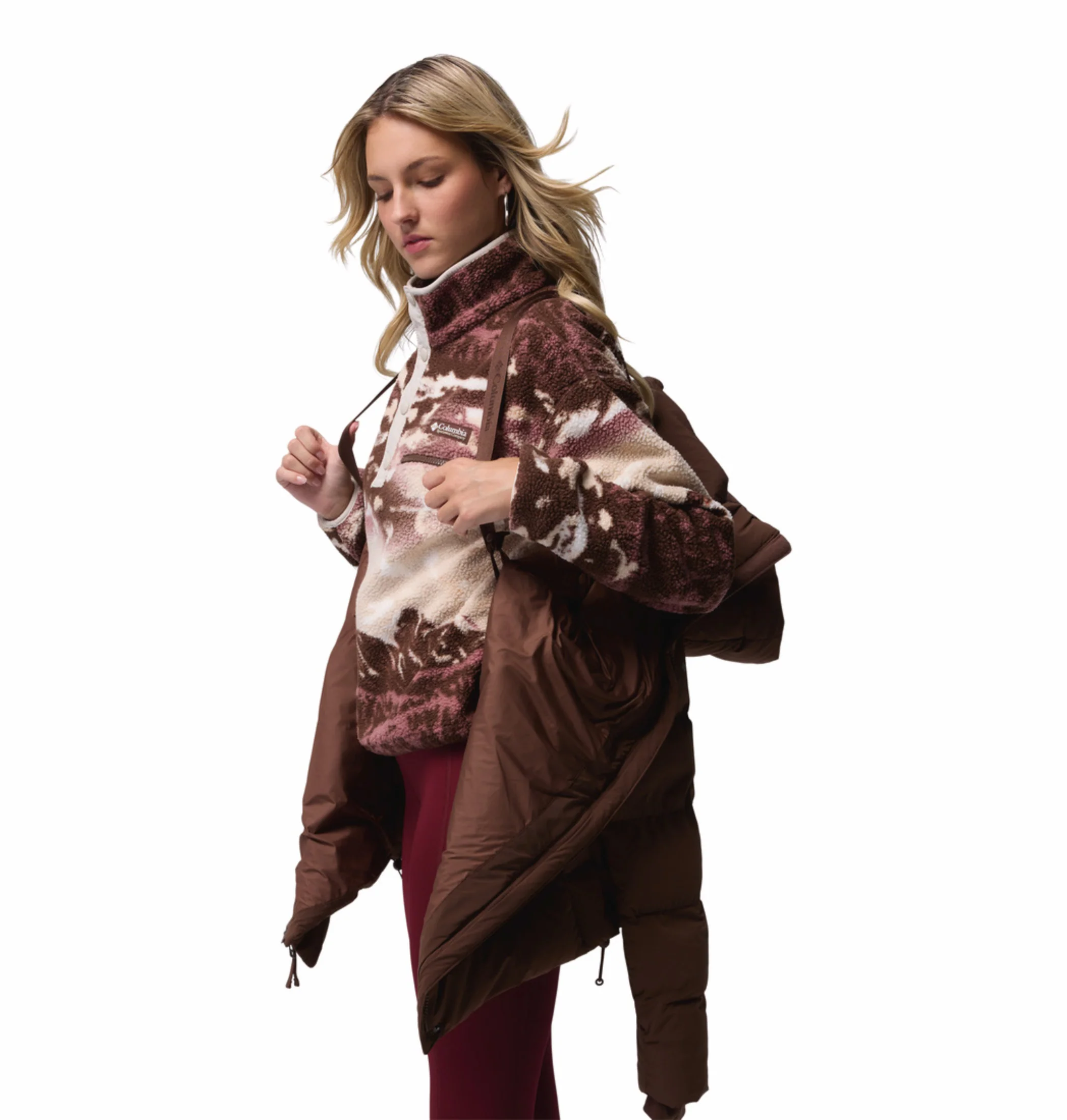 Columbia Women Brown OmniShield Amaze Puff Jacket - Image 7