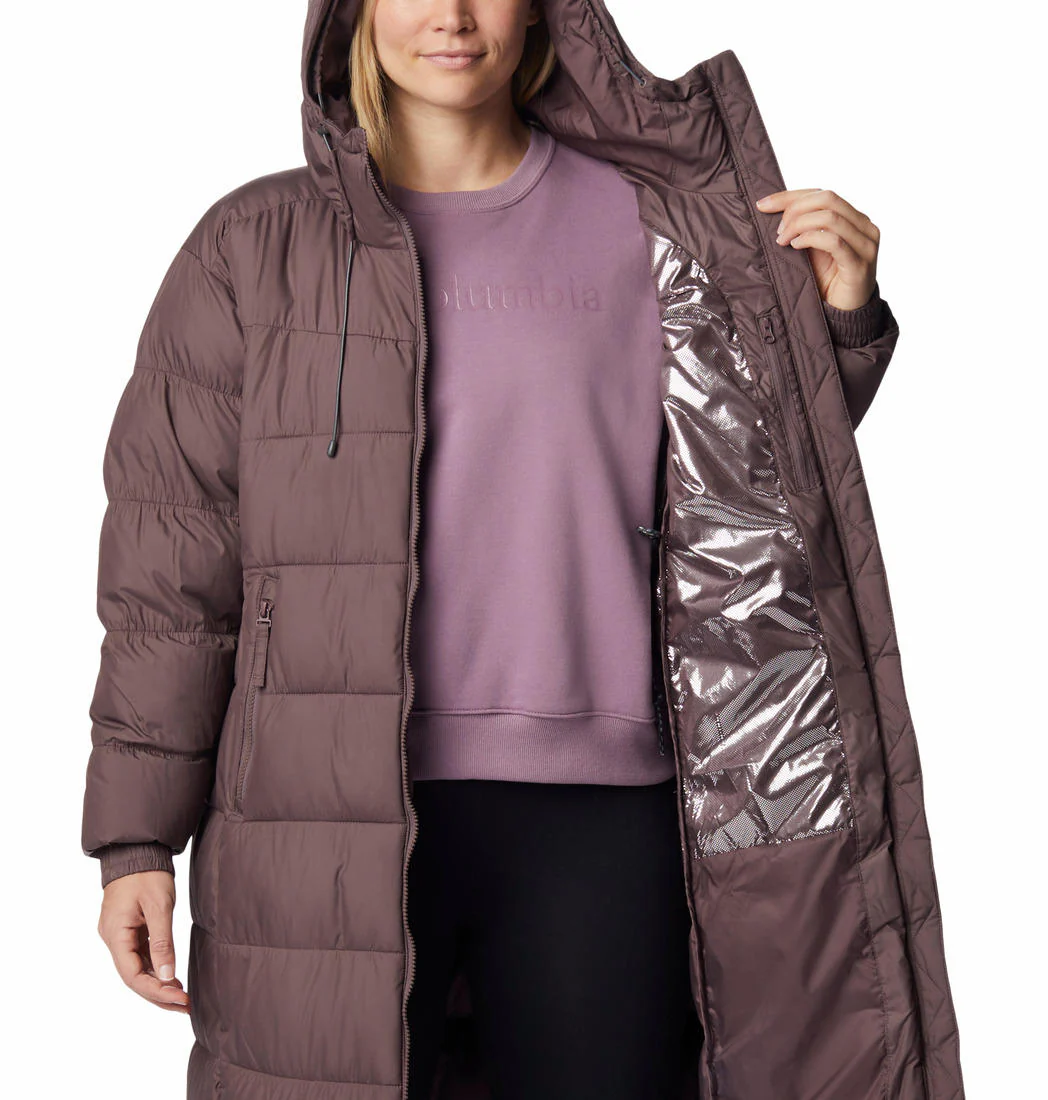 Columbia Women Brown Pike Lake II Long Jacket - Image 4