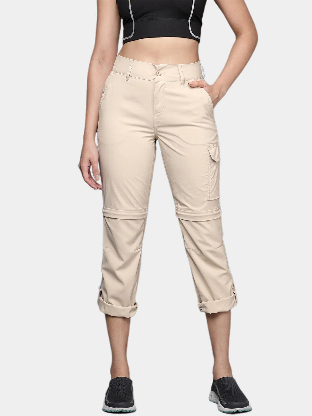 Columbia Women Brown Silver Ridge Utility Convertible Pant (Sun Protection) - Image 13
