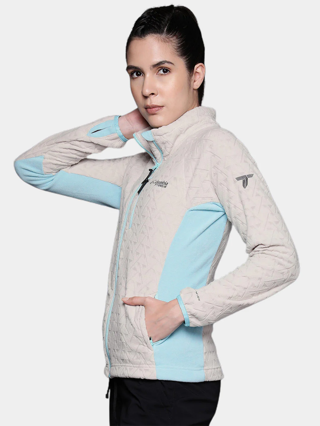 Columbia Women Brown Titan Pass 3.0 Full Zip Fleece - Image 13