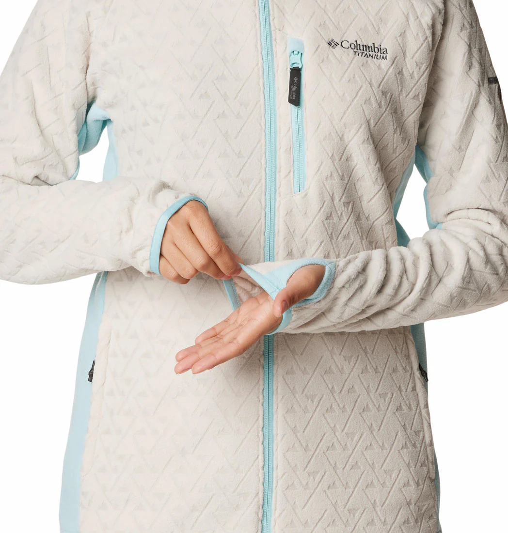 Columbia Women Brown Titan Pass 3.0 Full Zip Fleece - Image 6