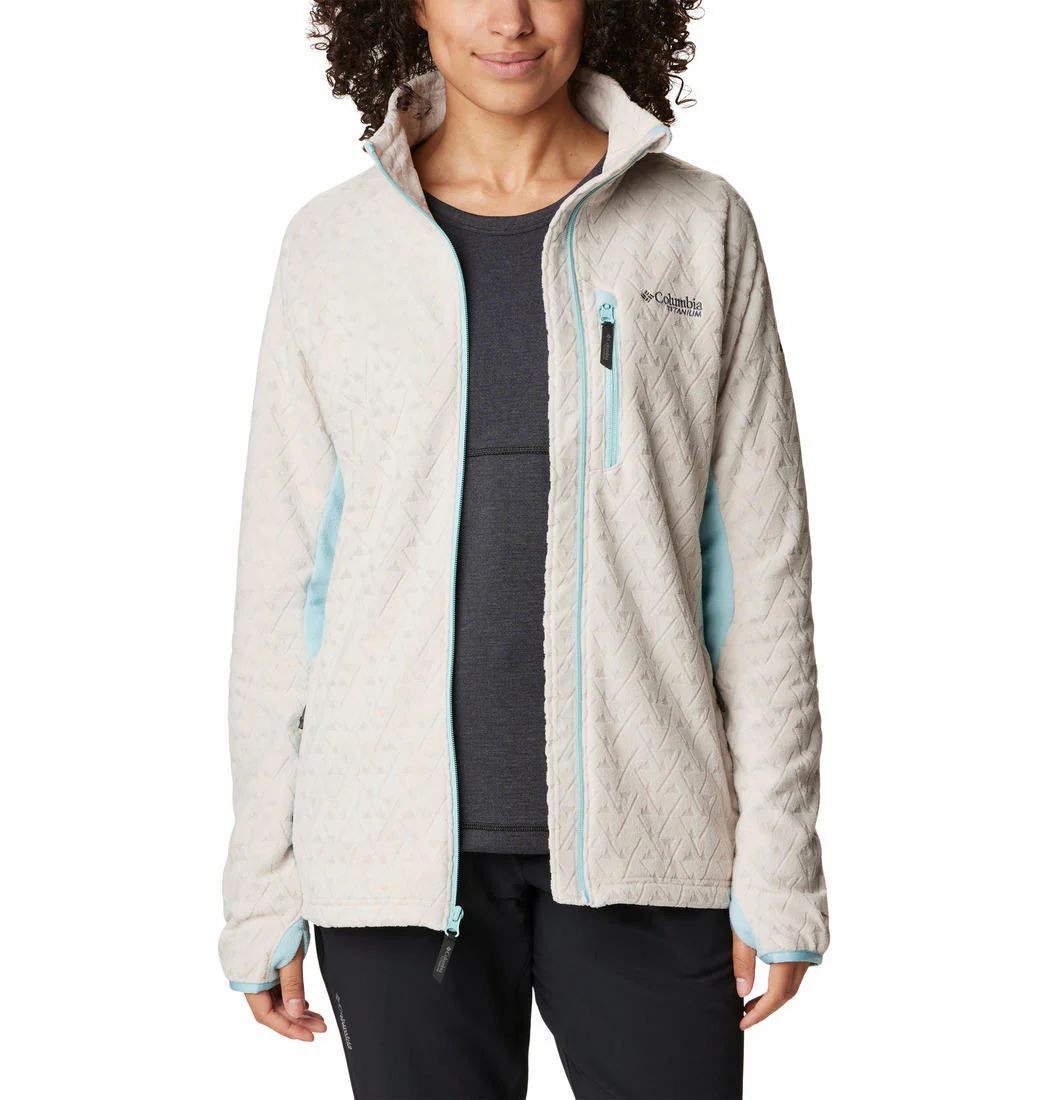 Columbia Women Brown Titan Pass 3.0 Full Zip Fleece - Image 7