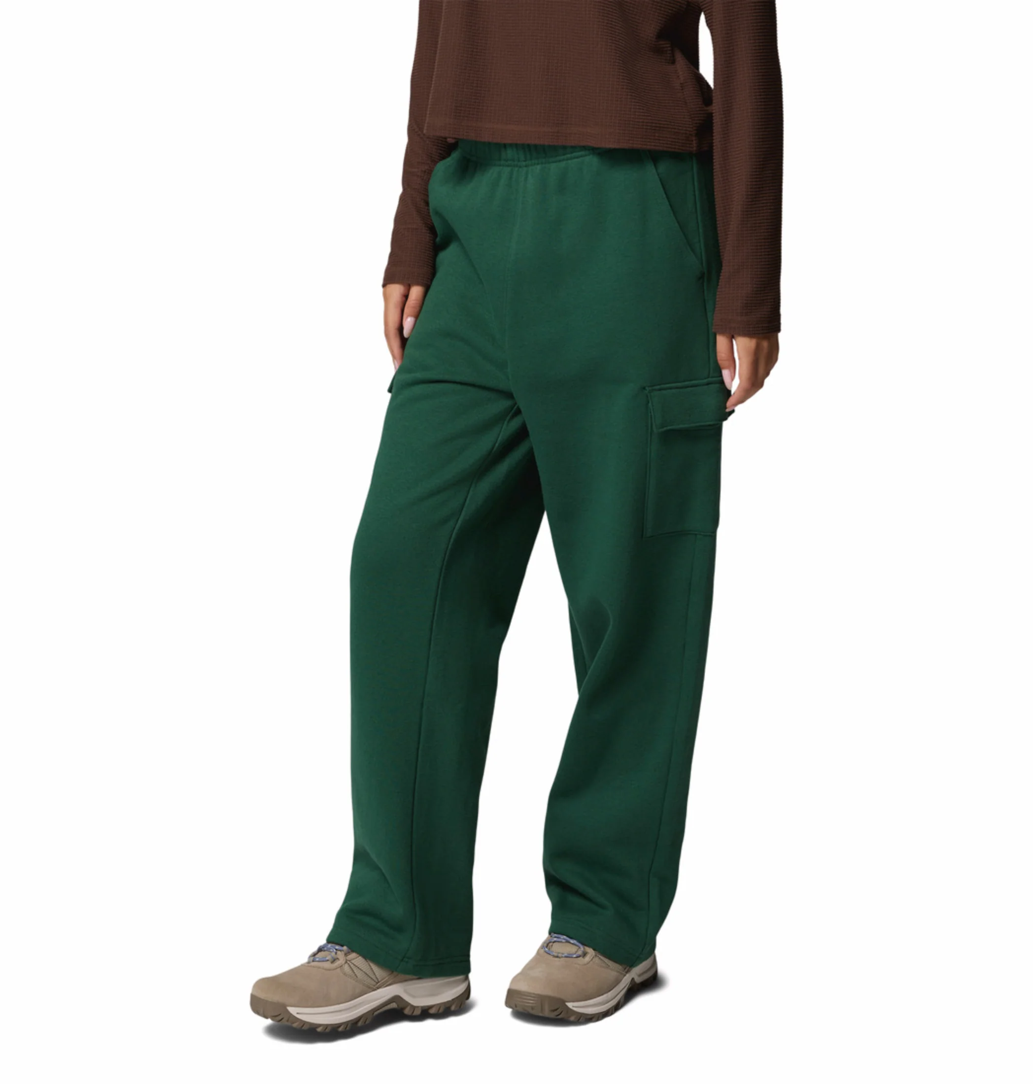 Columbia Women Green Aldermore Fleece Cargo Pant - Image 5
