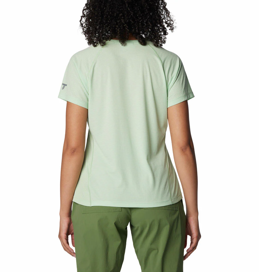 Columbia Women Green Cirque River Short Sleeve Crew - Image 2
