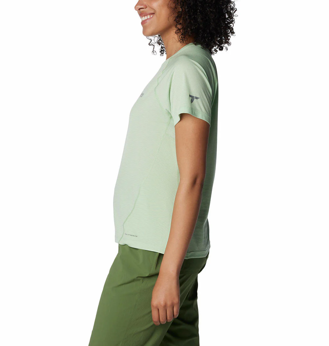Columbia Women Green Cirque River Short Sleeve Crew - Image 5