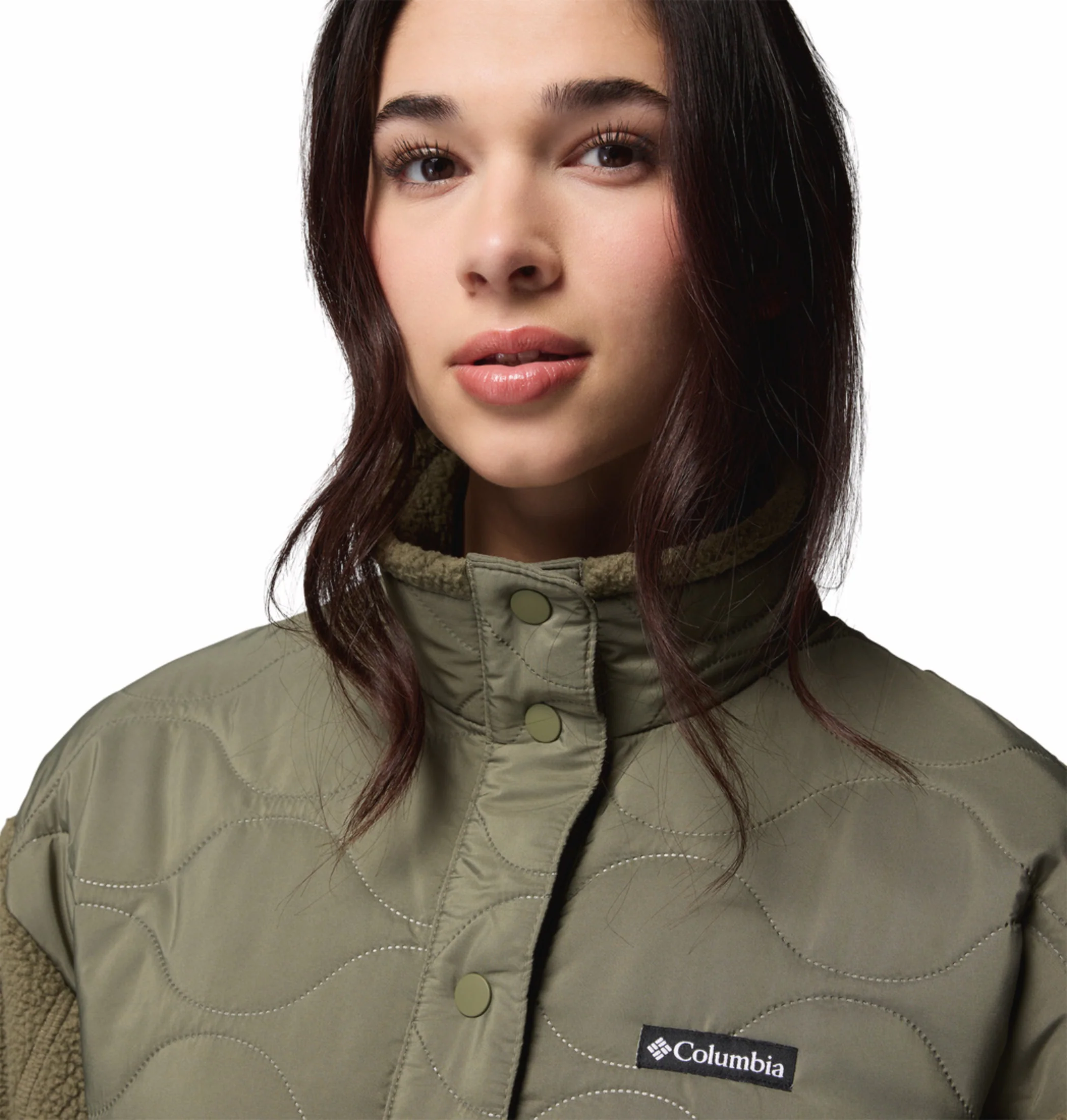 Columbia Women Green Cloud Point Fleece Jacket - Image 7