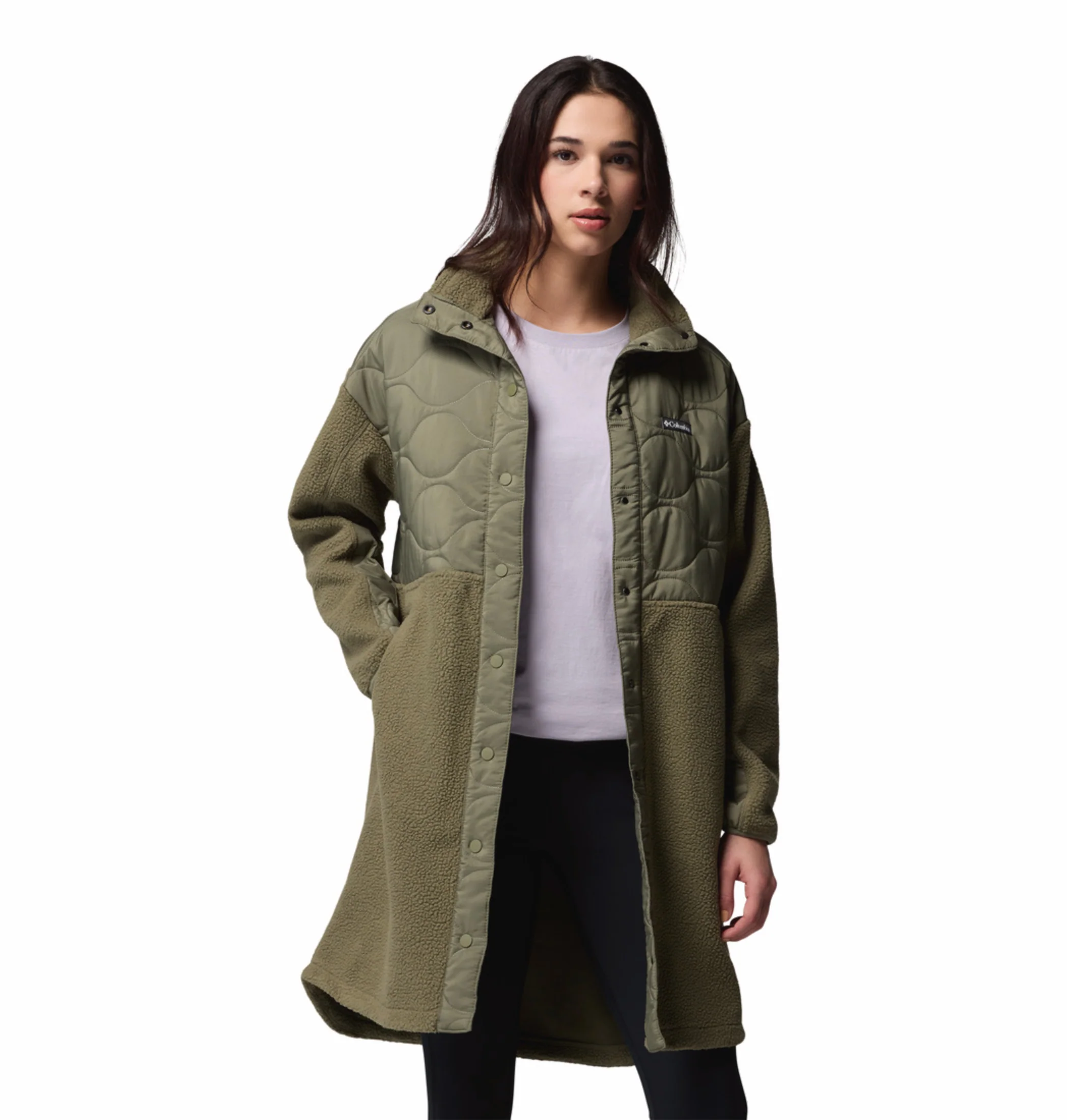 Columbia Women Green Cloud Point Fleece Jacket - Image 8