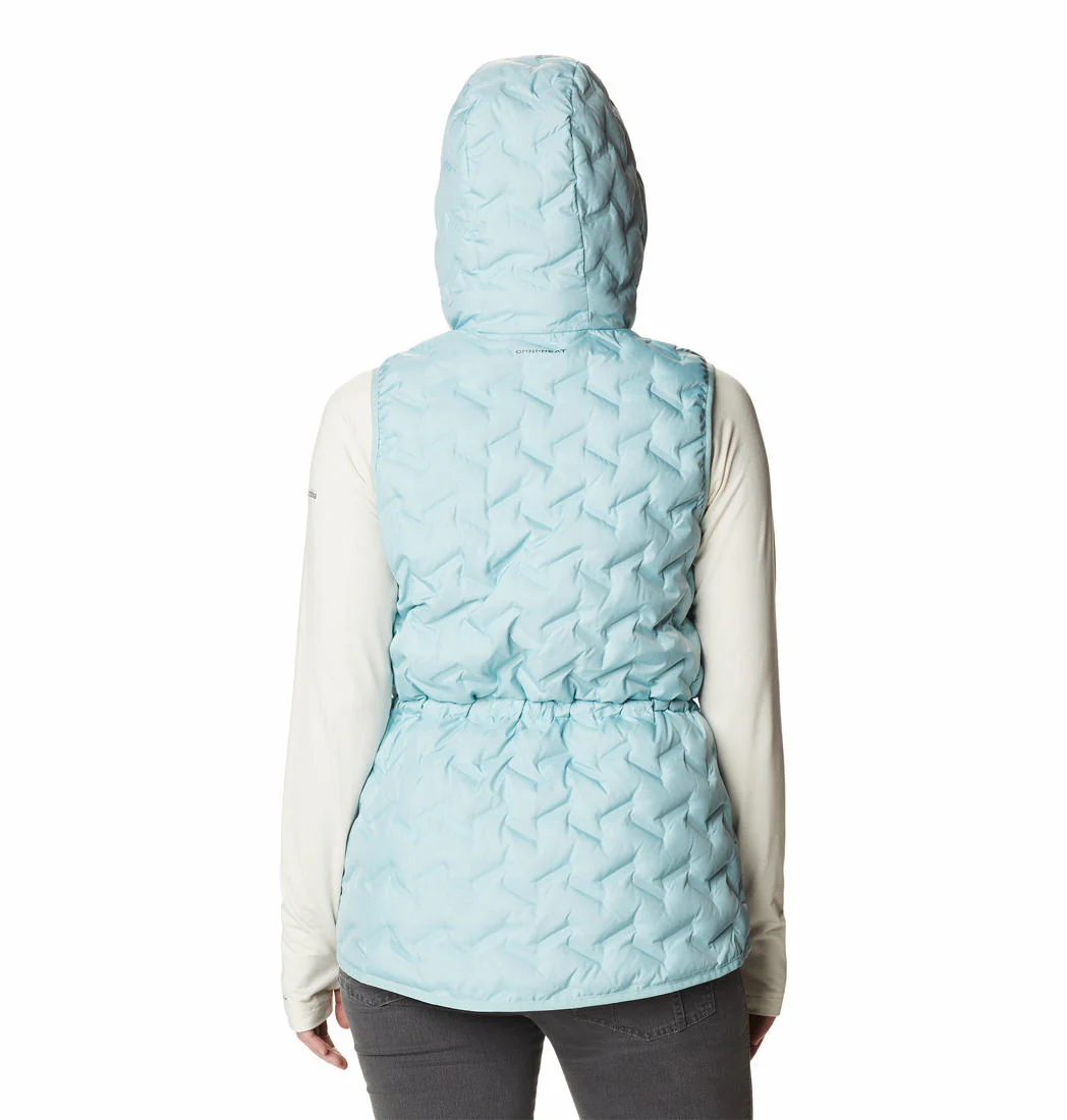 Columbia Women Blue Delta Ridge Hooded Vest - Image 4