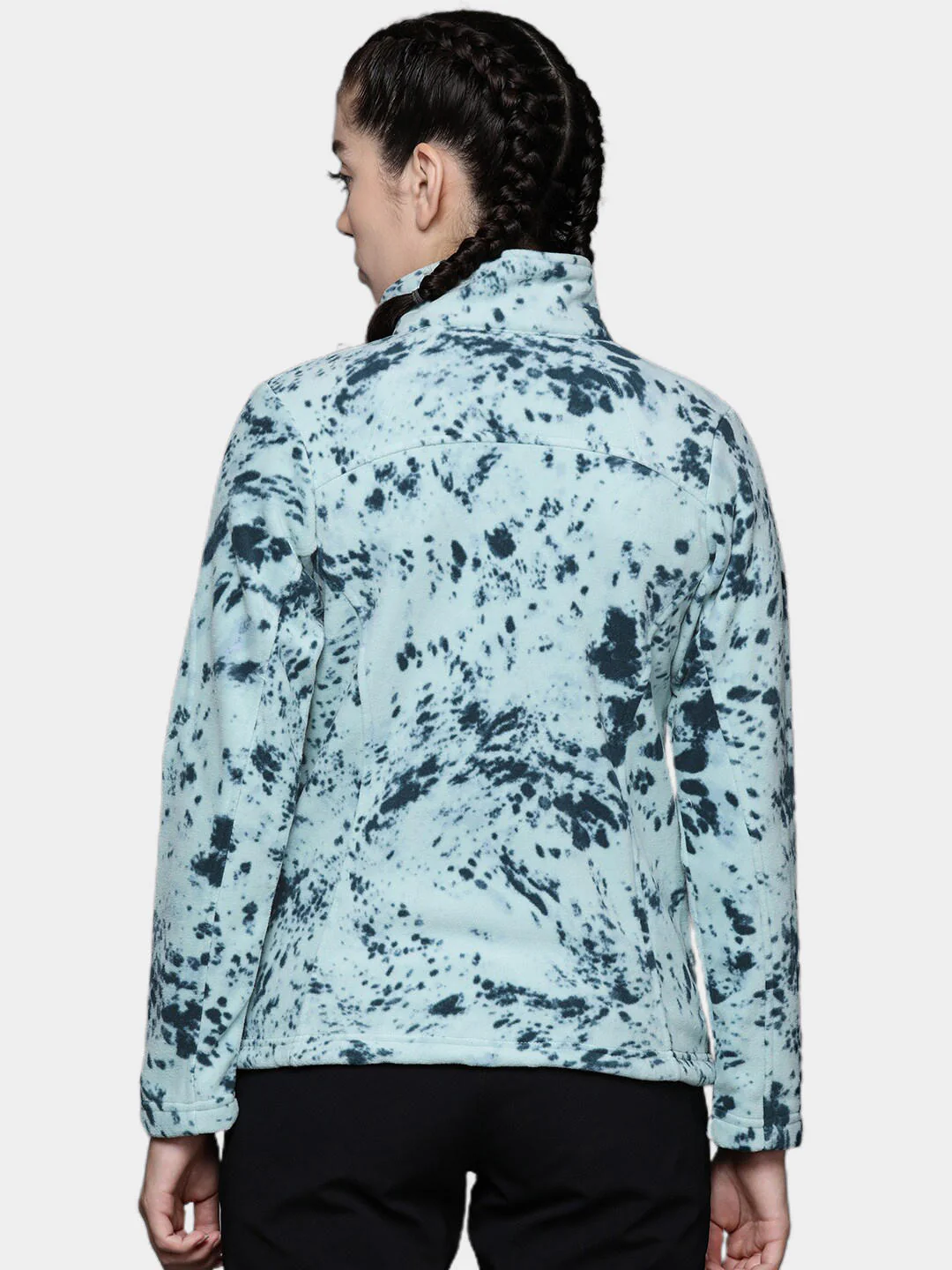 Columbia Women Blue Fast Trek Printed Jkt - Image 12