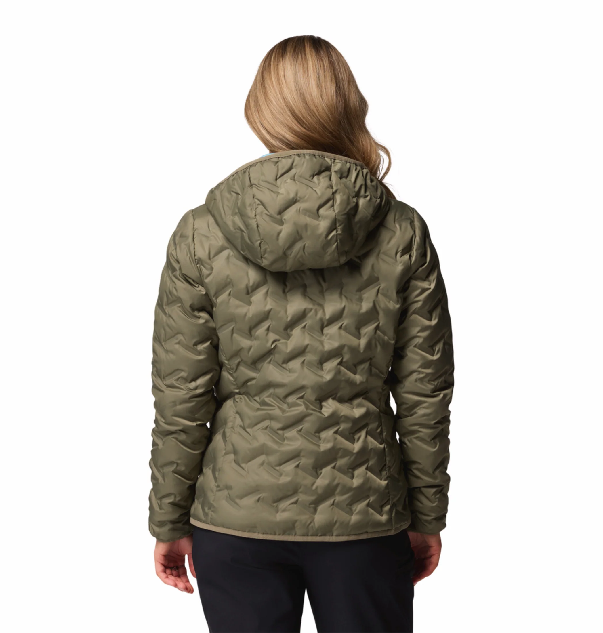 Columbia Women Green HEAT SEAL Delta Ridge II Down Jacket - Image 4