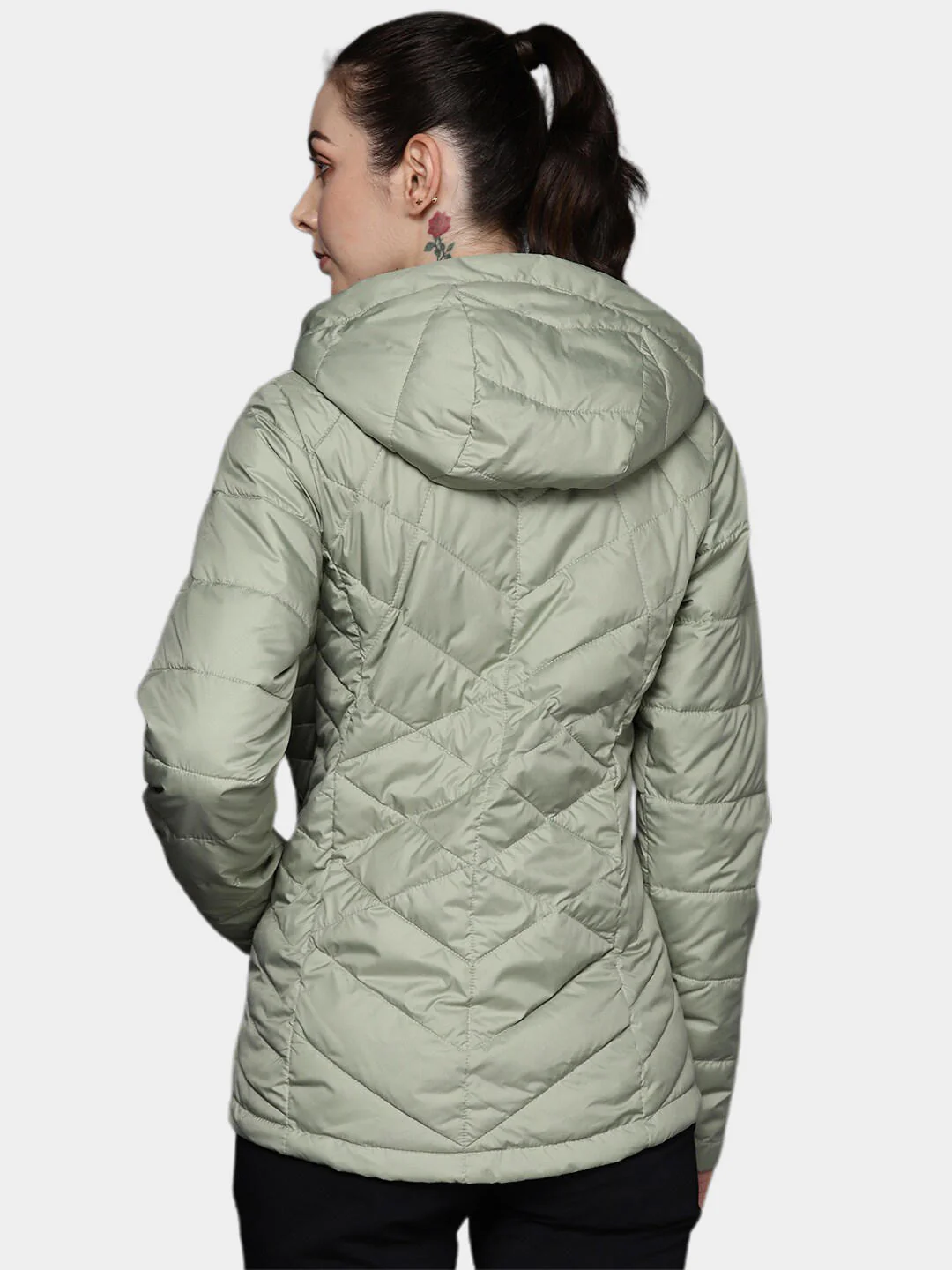 Columbia Women Green Heavenly Hooded Jacket - Image 13