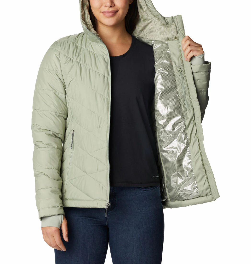 Columbia Women Green Heavenly Hooded Jacket - Image 4
