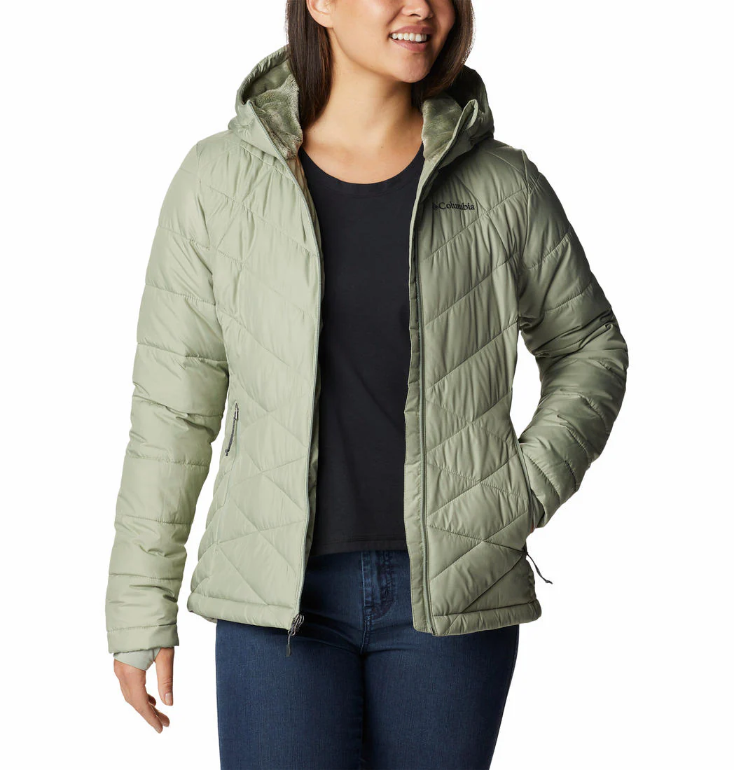 Columbia Women Green Heavenly Hooded Jacket - Image 6