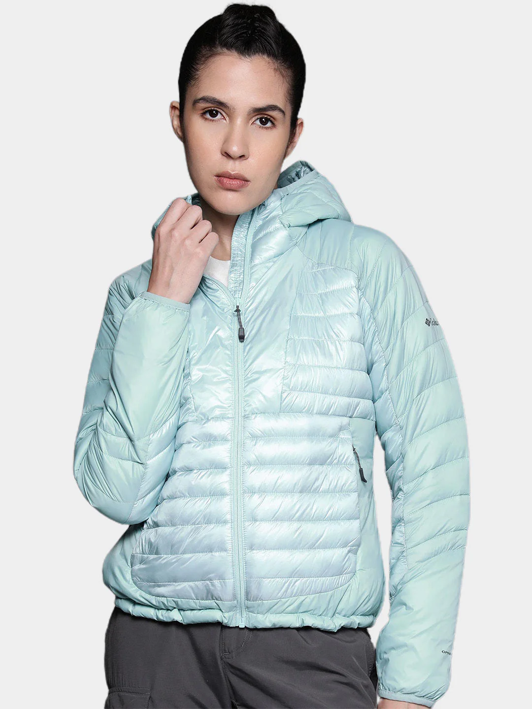 Columbia Women Blue Labyrinth Loop Hooded Jacket - Image 10