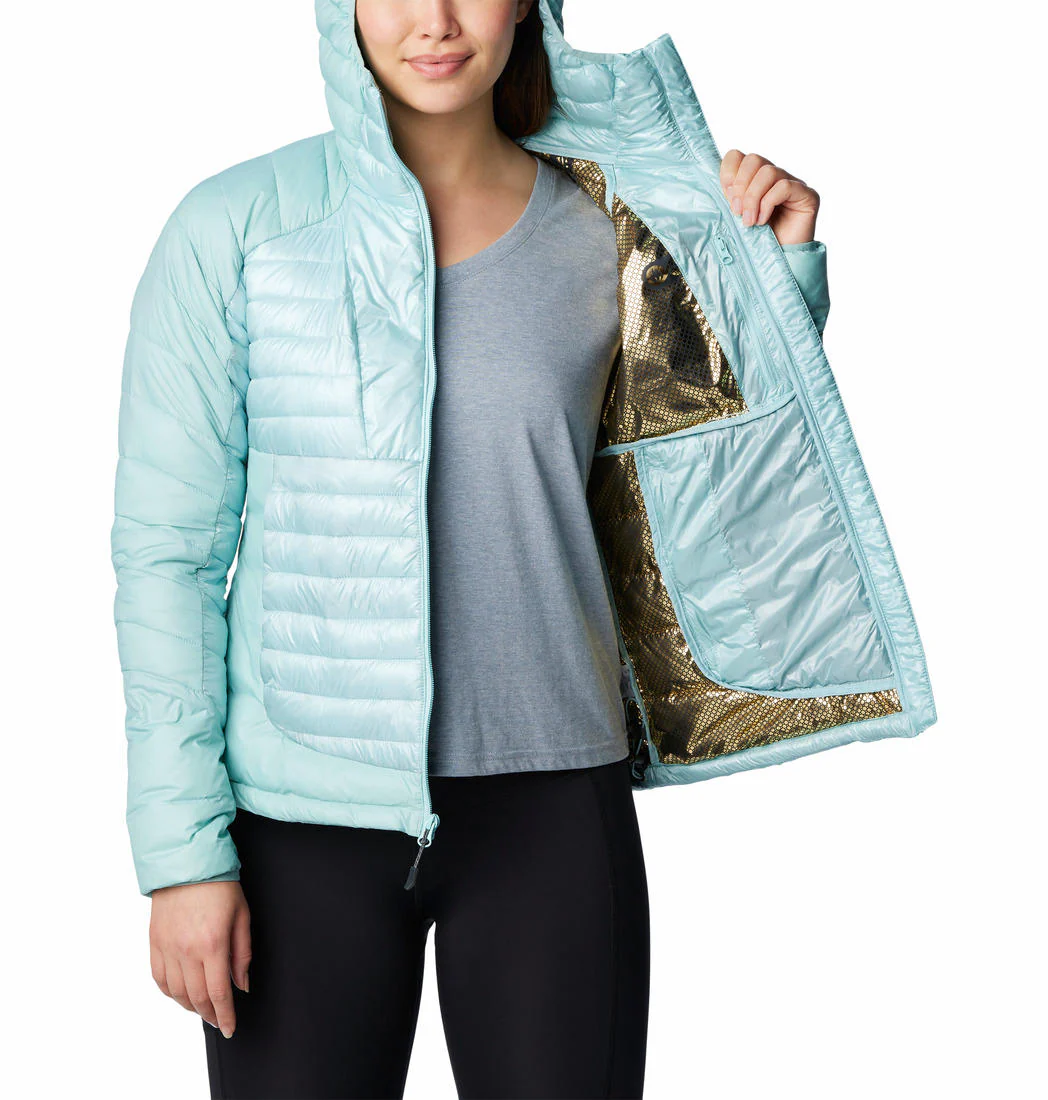 Columbia Women Blue Labyrinth Loop Hooded Jacket - Image 3