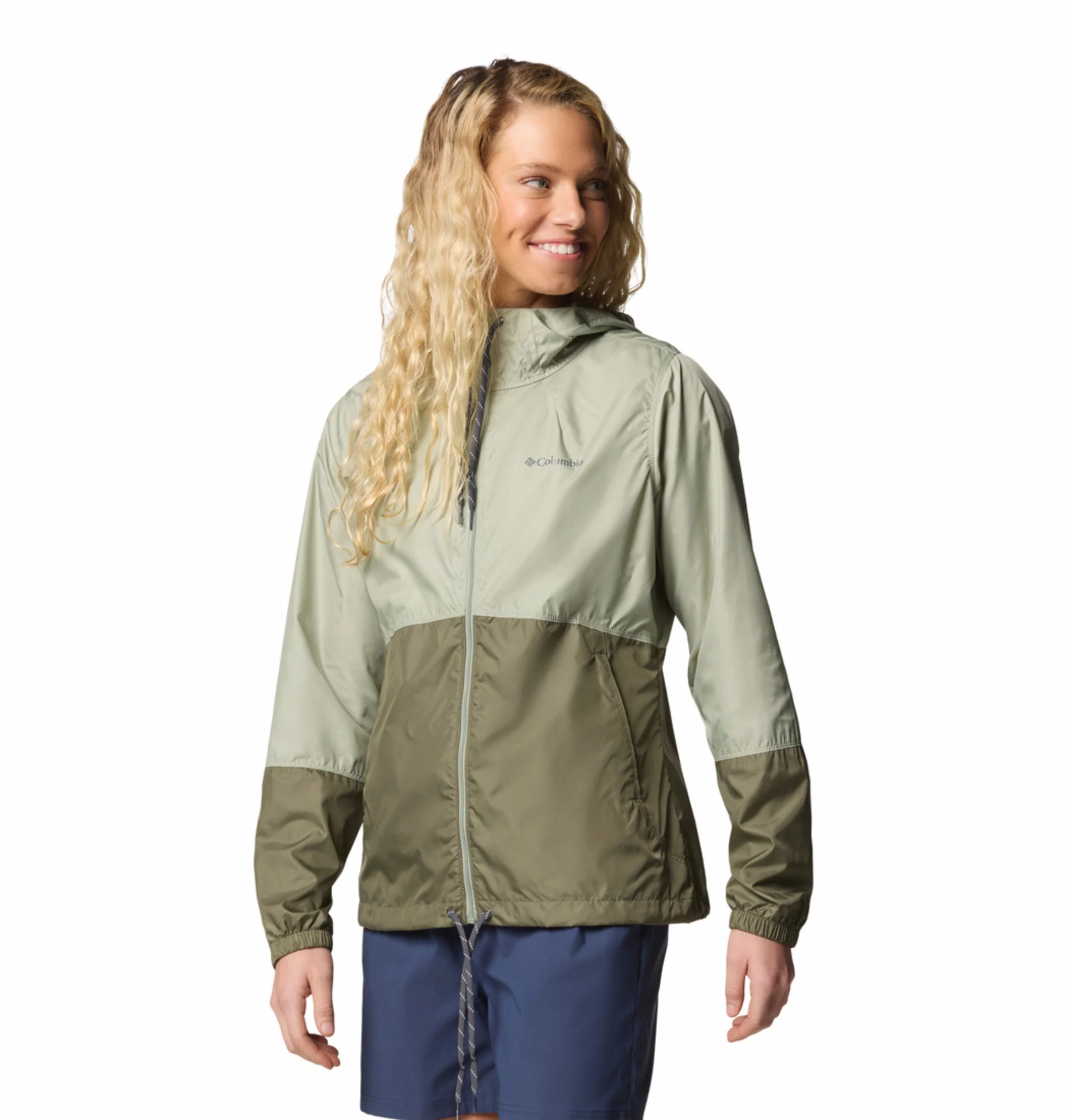 Columbia Women Green Omni-Shade Flash Forward II Windbreaker - Image 5