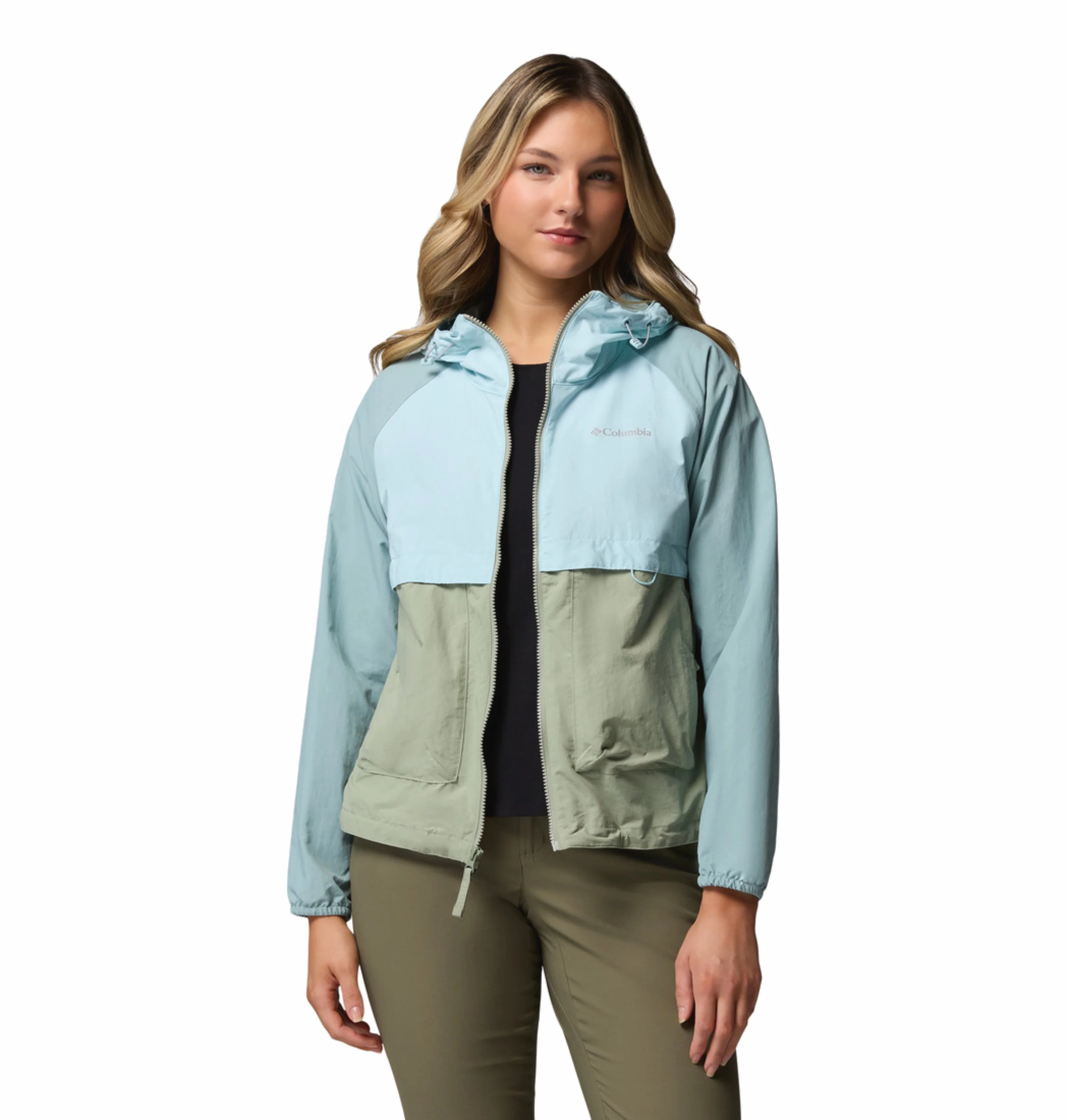 Columbia Women Green Omni-Shade Spire Valley Windbreaker - Image 6