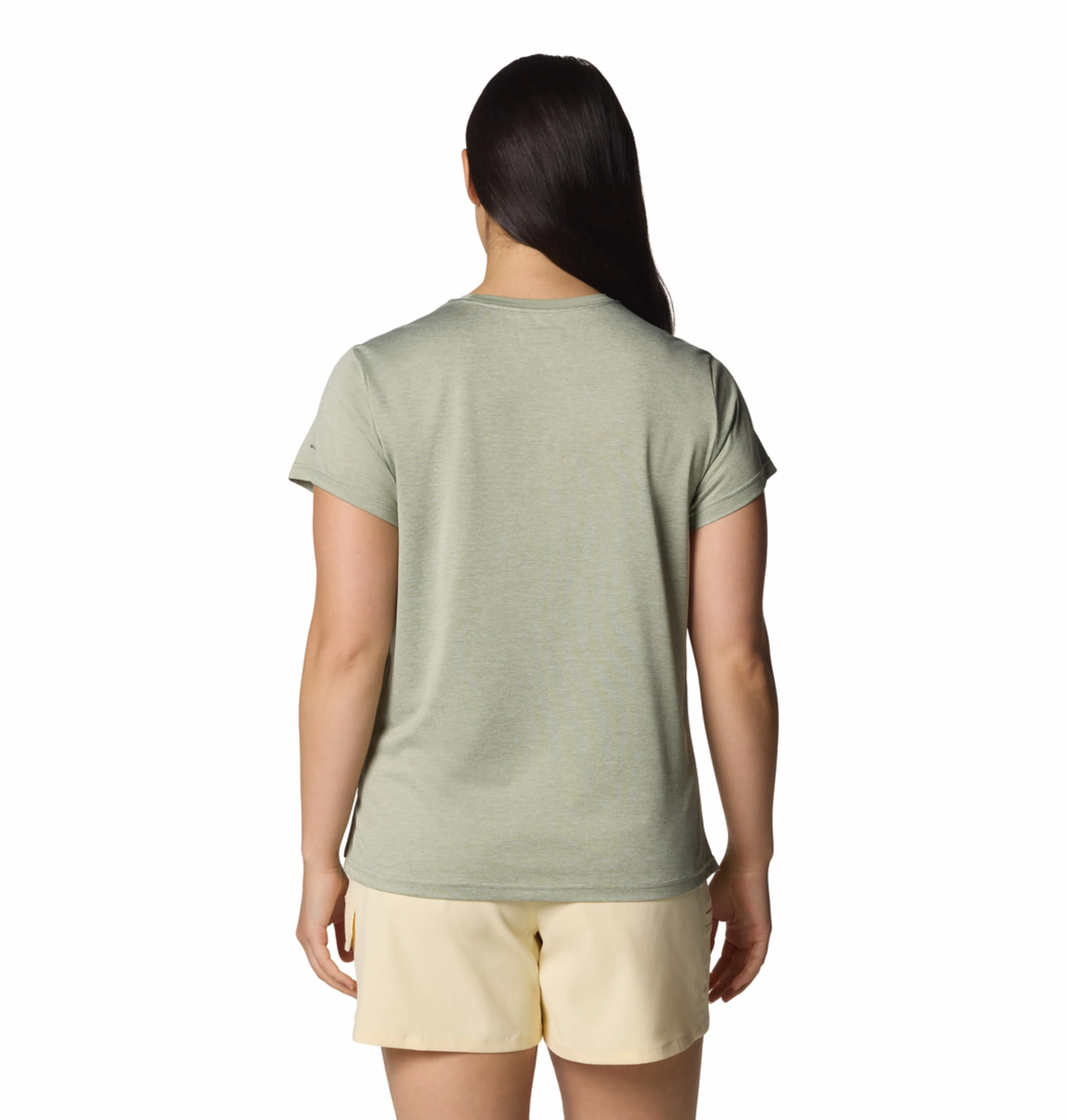 Columbia Women Green Omni-Wick BlueVista Hill Tshirt - Image 4